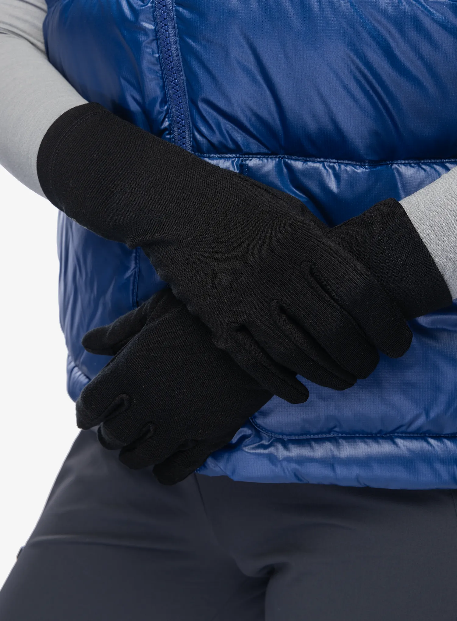 Vlněné rukavice Smartwool Thermal Merino Glove - black