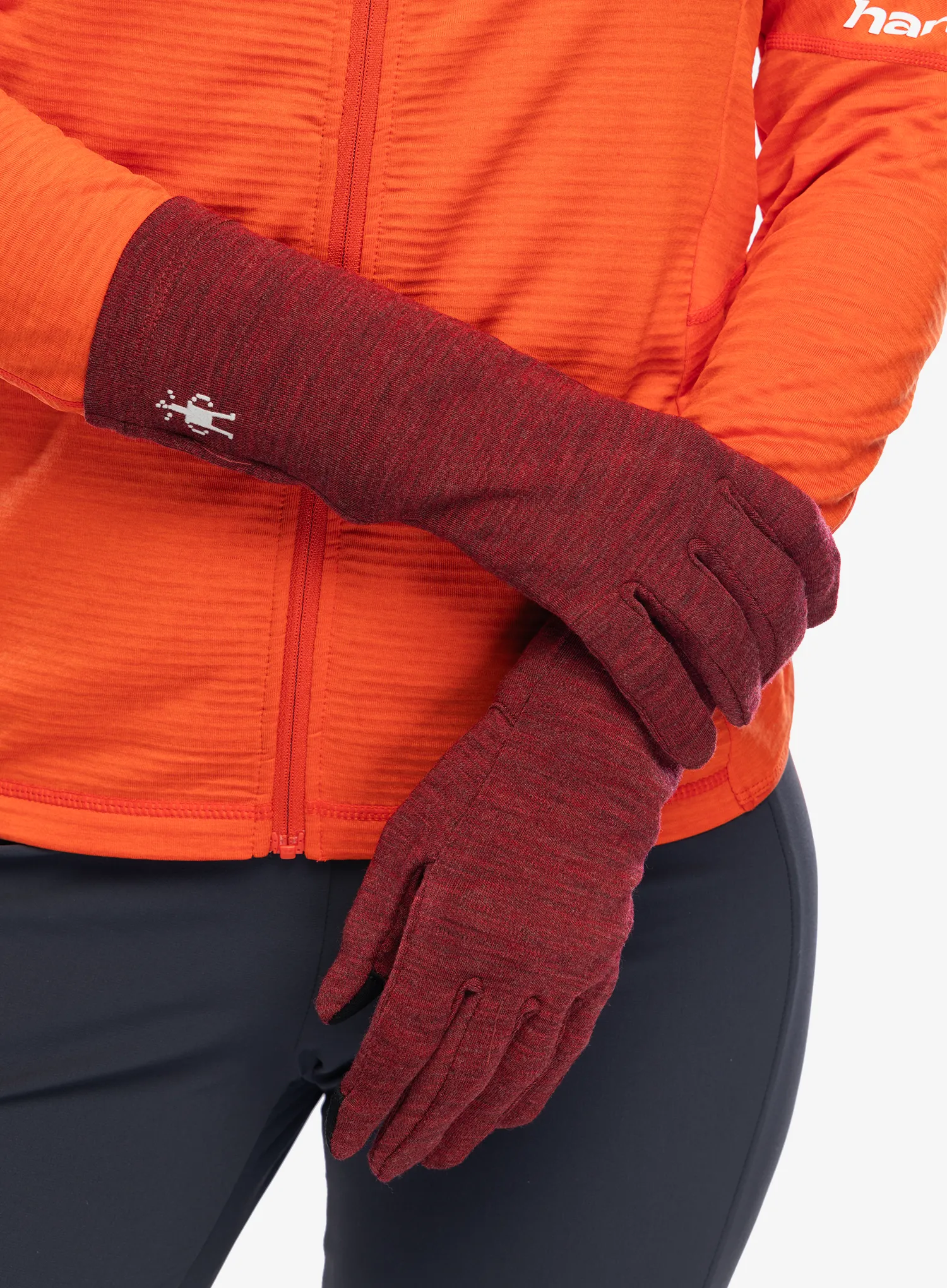 Vlněné rukavice Smartwool Thermal Merino Glove - currant heather