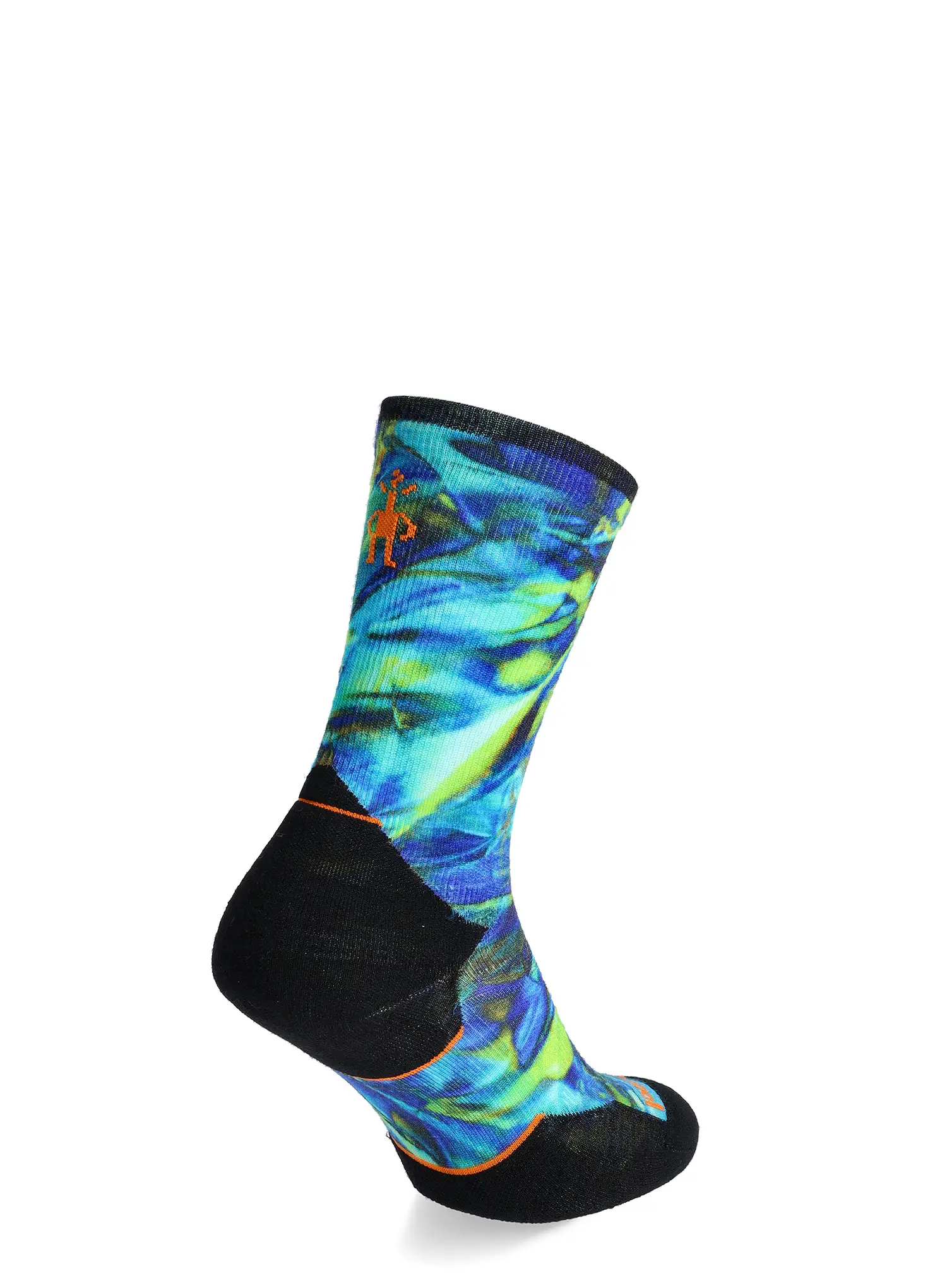 Ponožky na běhání Smartwool Trail Run Targeted Cushion Reflections Print Crew Socks - capri