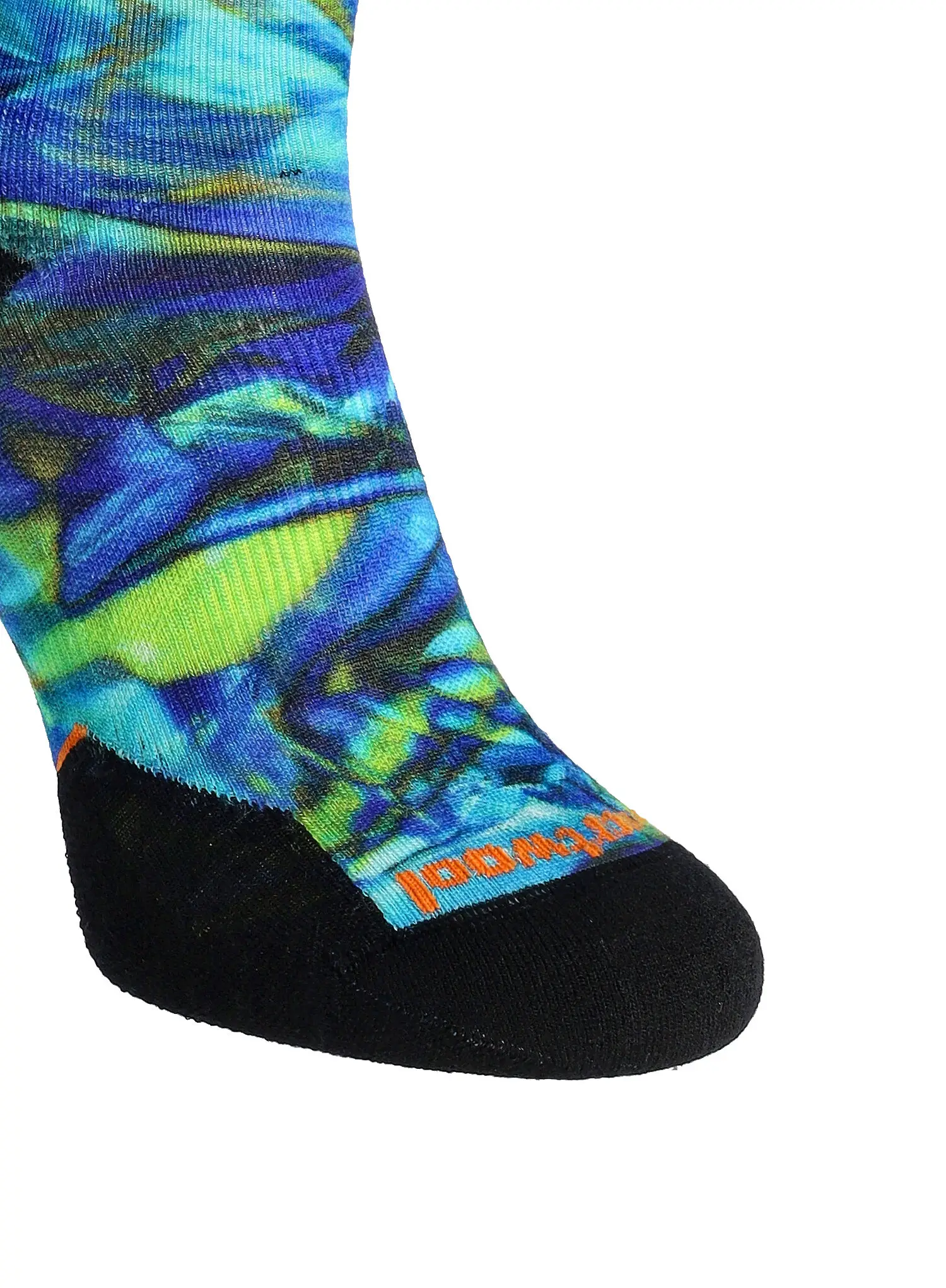 Ponožky na běhání Smartwool Trail Run Targeted Cushion Reflections Print Crew Socks - capri