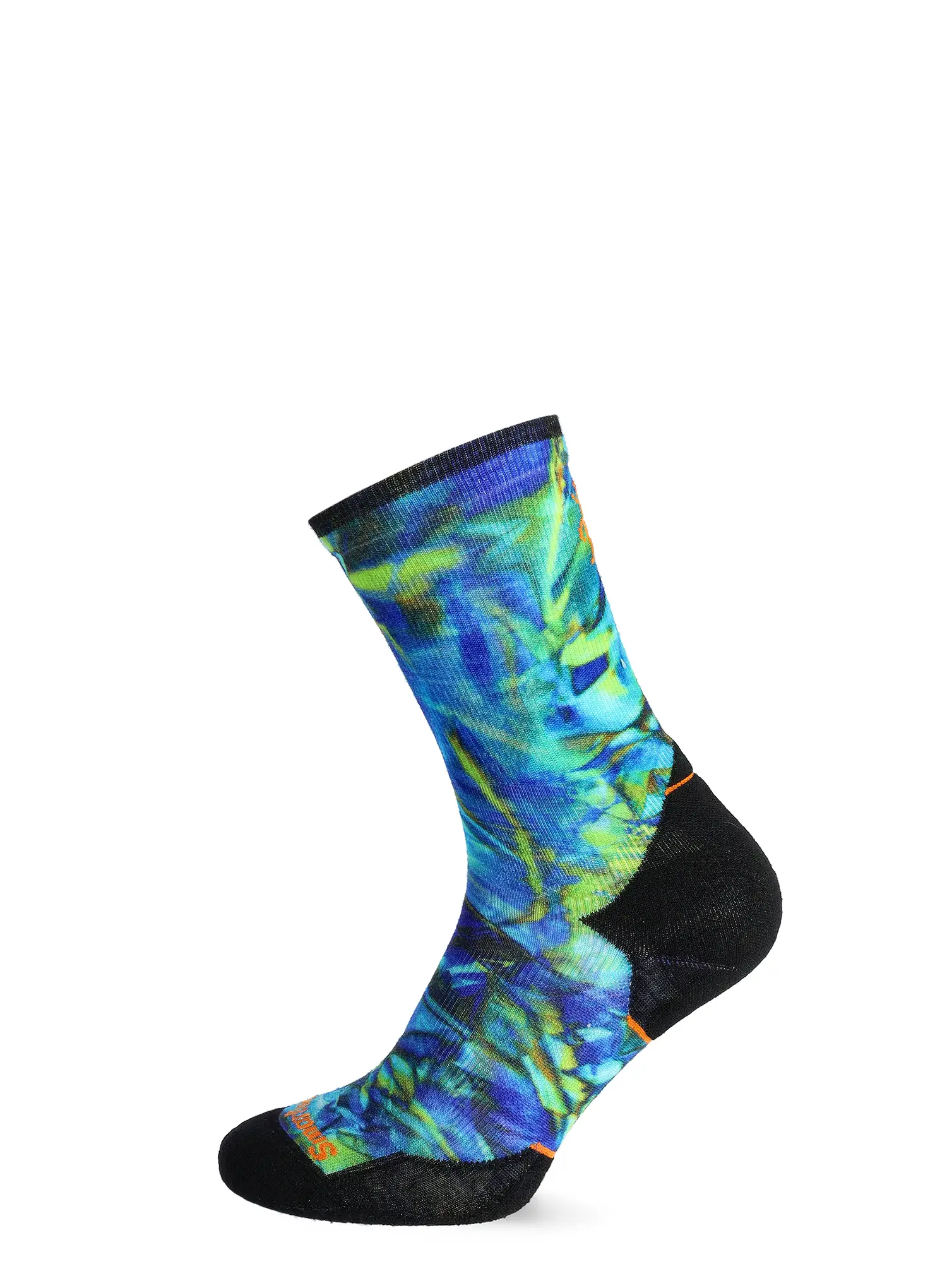 Ponožky na běhání Smartwool Trail Run Targeted Cushion Reflections Print Crew Socks - capri