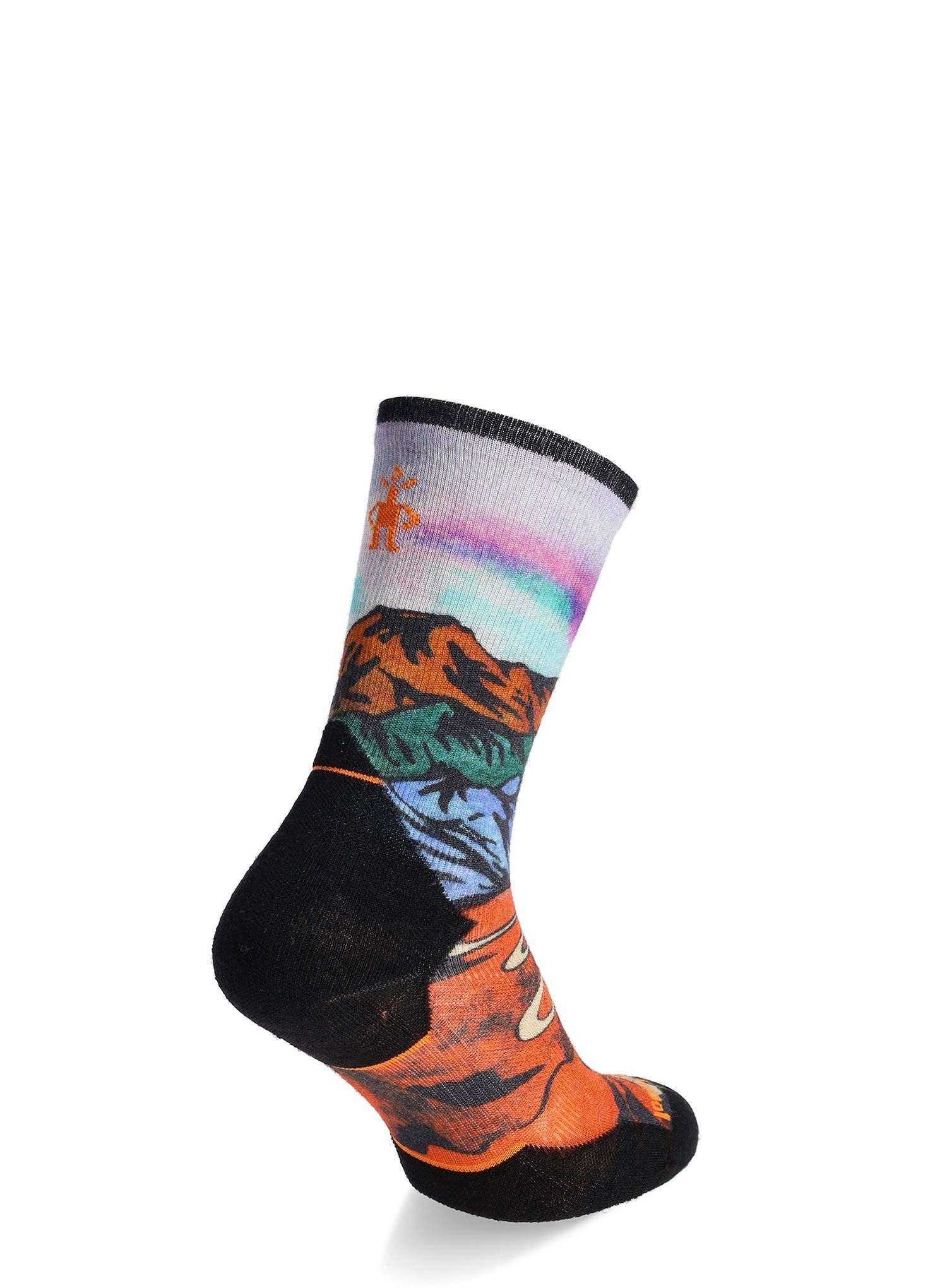 Merino ponožky Smartwool Trail Run Targeted Cushion Singletrack Crew Socks - orange rust