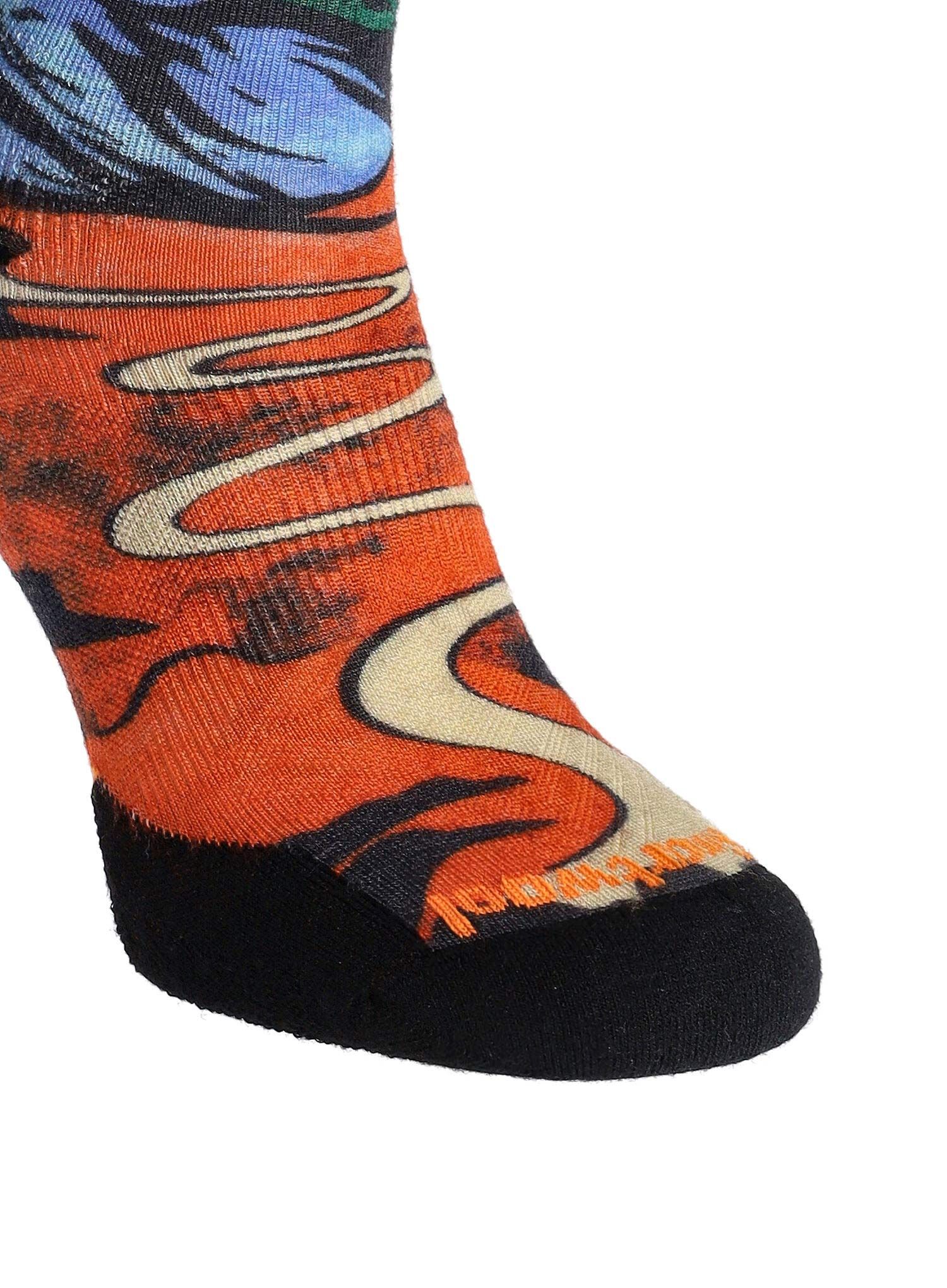 Merino ponožky Smartwool Trail Run Targeted Cushion Singletrack Crew Socks - orange rust