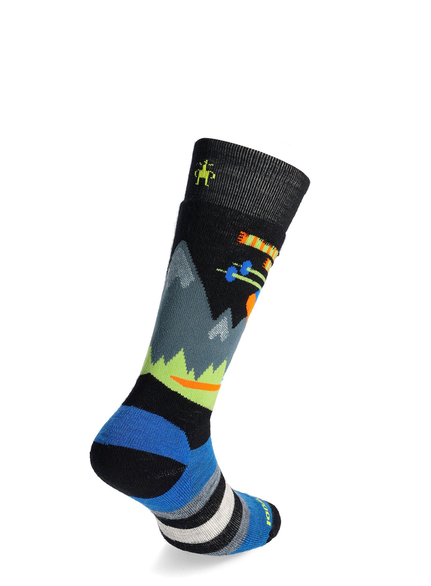Dětské ponožky Smartwool Wintersport Full Cushion Mountain Moose Pattern OTC  - black
