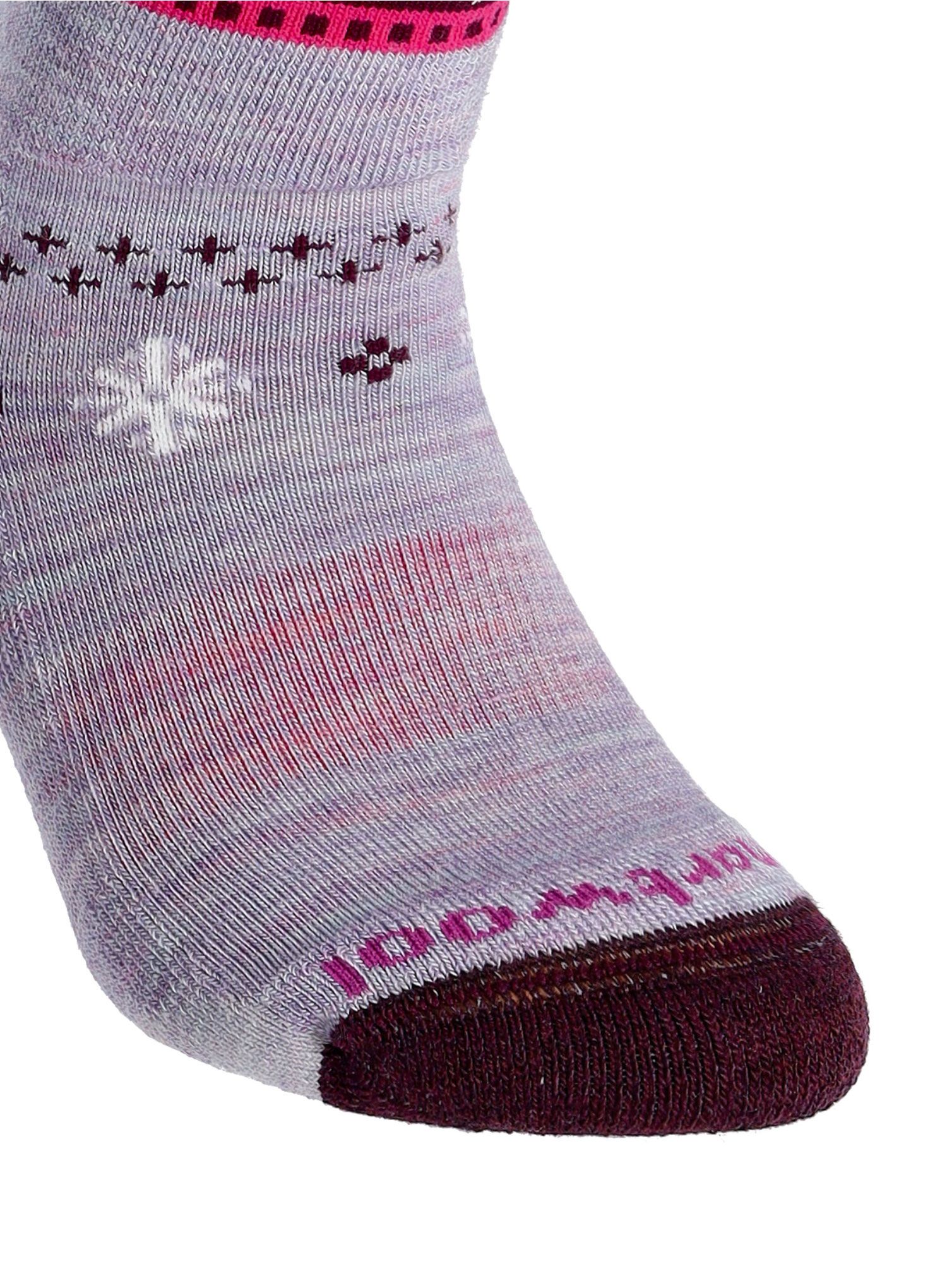 Dětské ponožky Smartwool Wintersport Full Cushion Polar Bear Pattern OTC  - purple eclipse