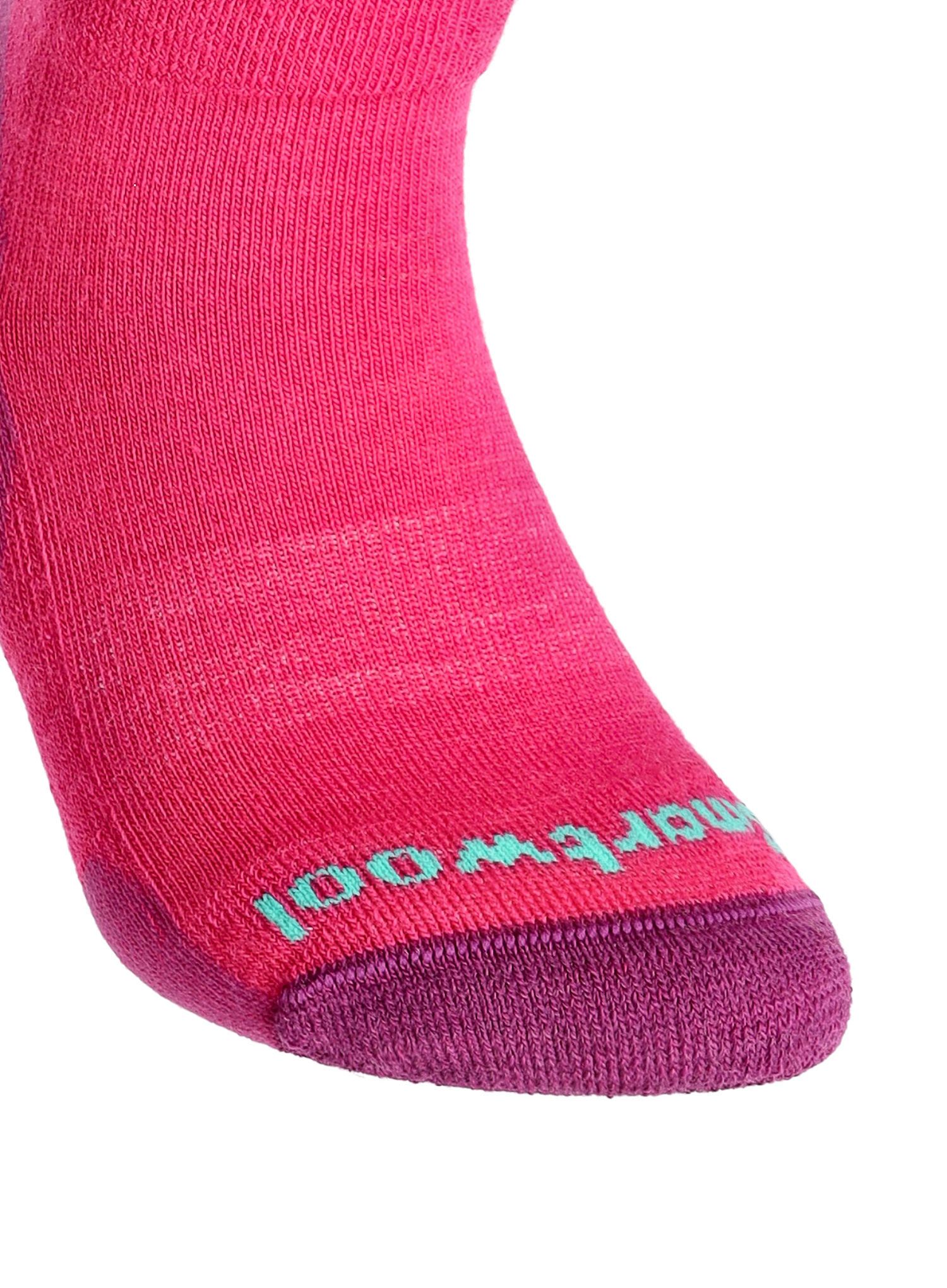 Dětské ponožky Smartwool Wintersport Full Cushion Stripe OTC  - power pink