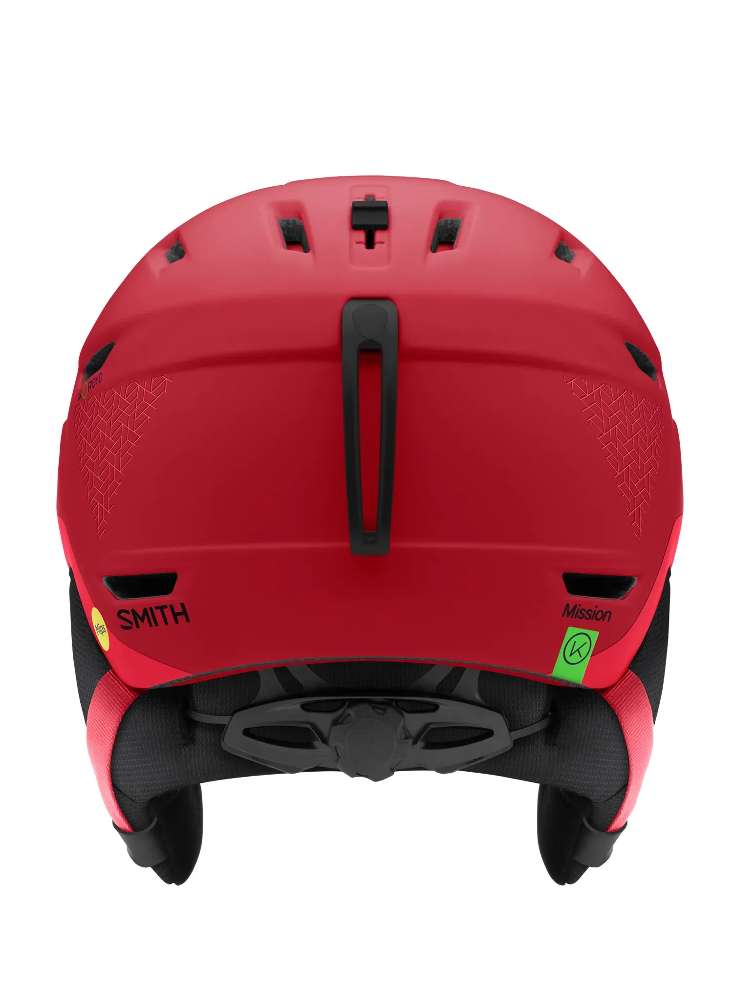 Helma na lyžování Smith Mission Mips - matte crimson geo