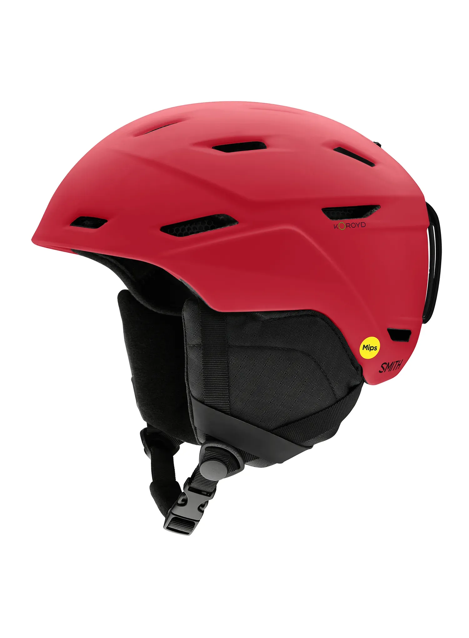 Helma na lyžování Smith Mission Mips - matte crimson geo