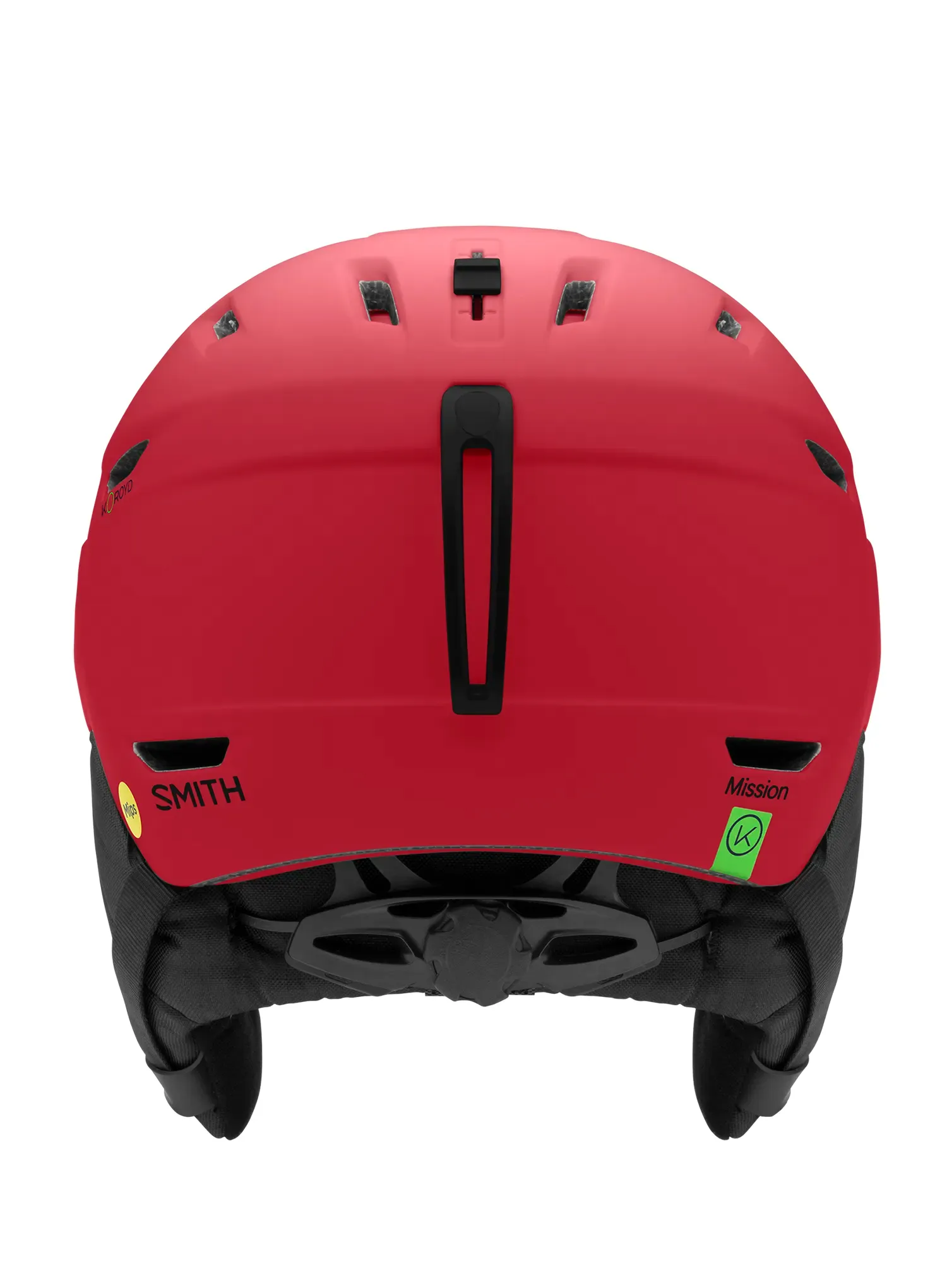 Helma na lyžování Smith Mission Mips - matte crimson geo