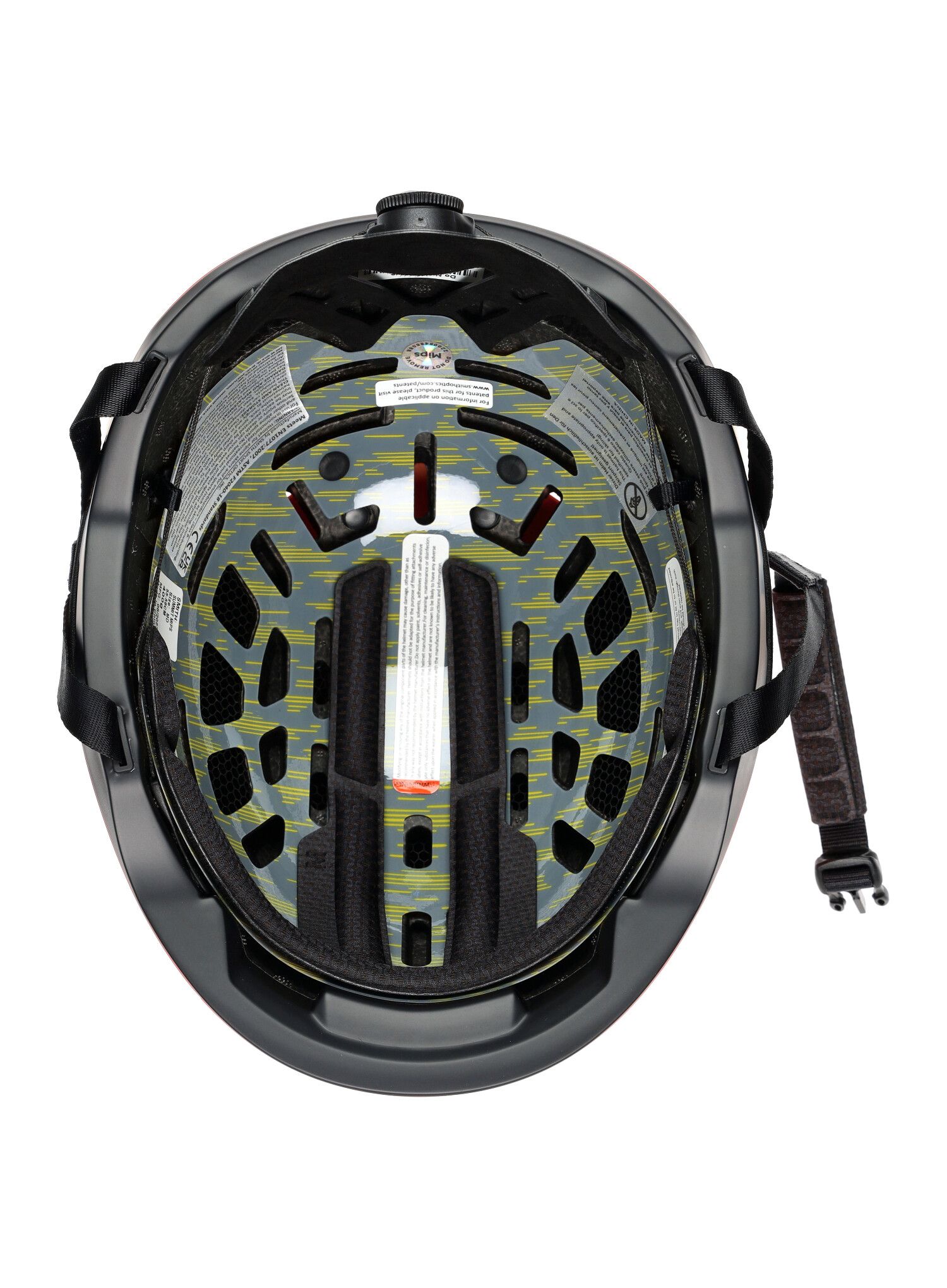 Helma na skialpinismus Smith Summit Mips - matte poppy/black
