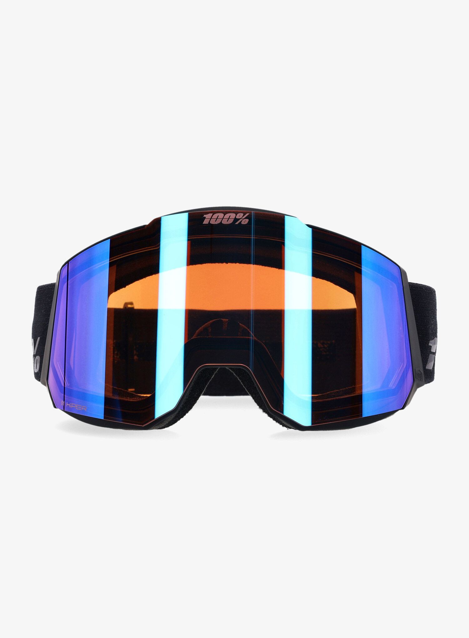 Lyžařské brýle 100% Snowcraft Hiper - black/mirror green