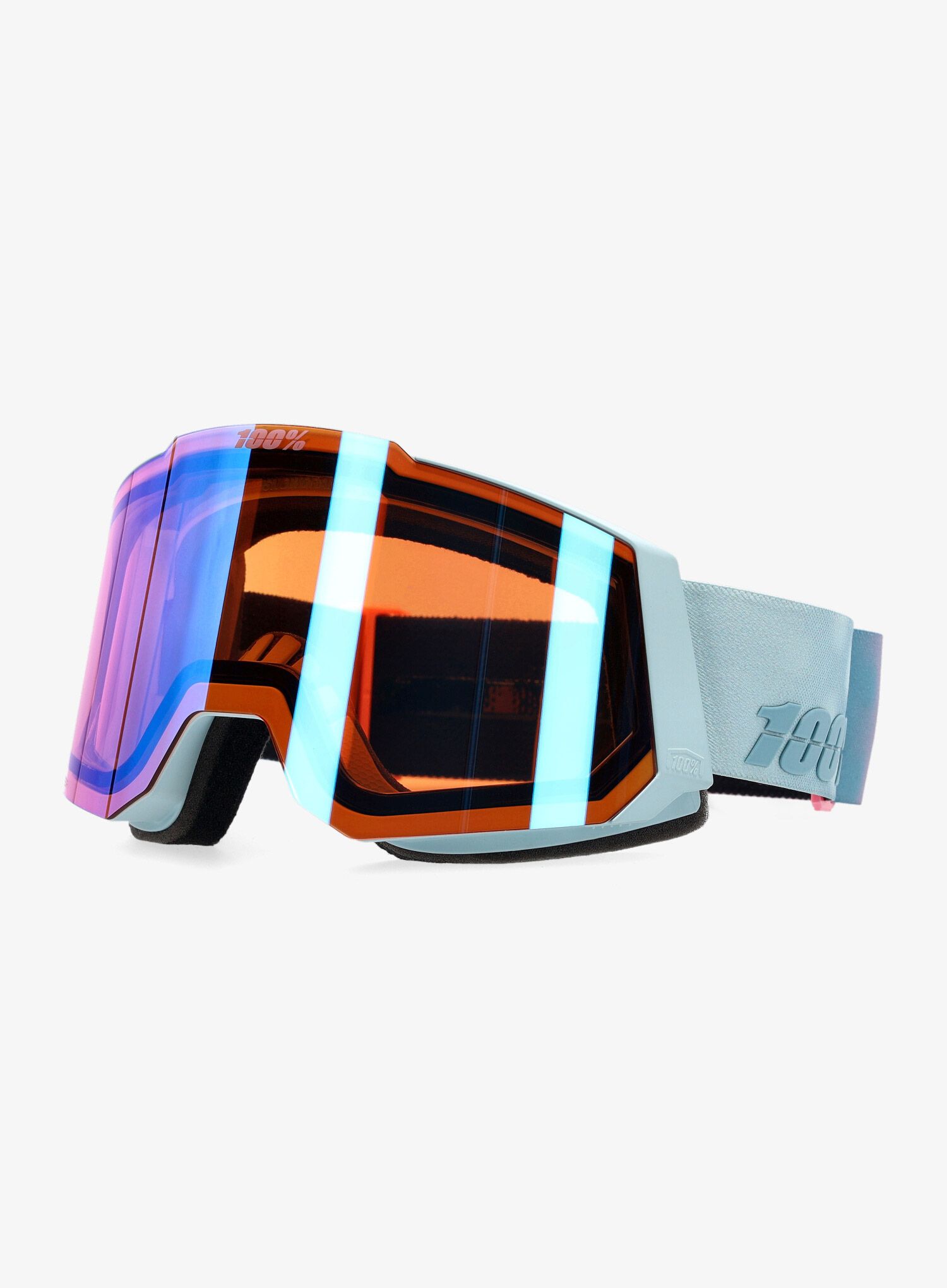 Lyžařské brýle 100% Snowcraft Hiper - stonehammer/mirror lavender