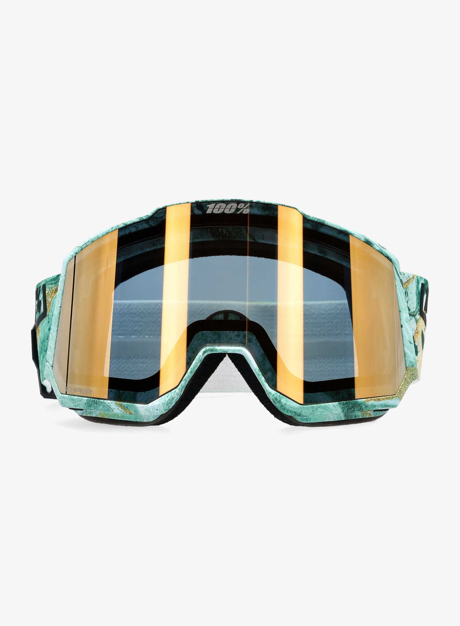 Lyžařské brýle 100% Snowcraft XL Hiper - fossil express/mirror copper