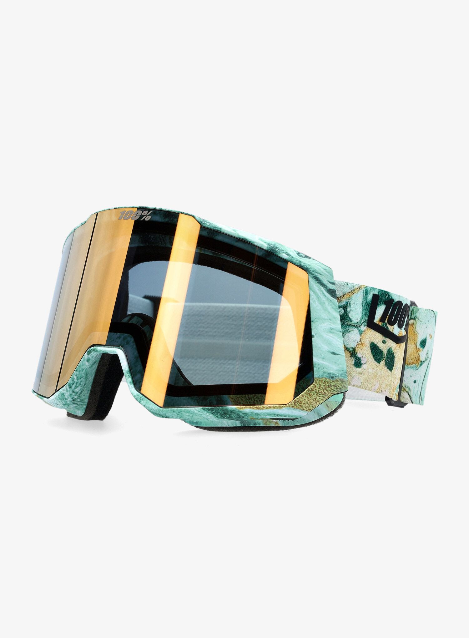 Lyžařské brýle 100% Snowcraft XL Hiper - fossil express/mirror copper