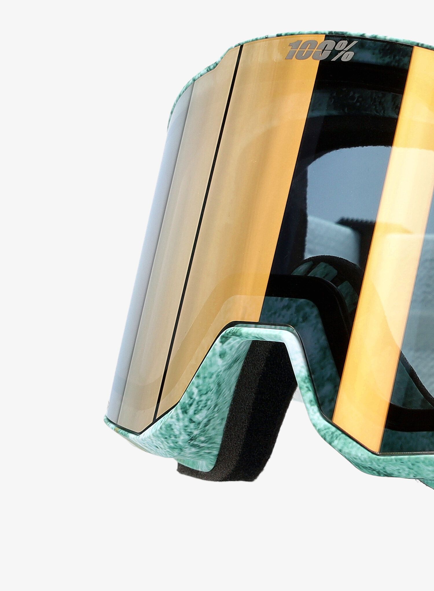 Lyžařské brýle 100% Snowcraft XL Hiper - fossil express/mirror copper