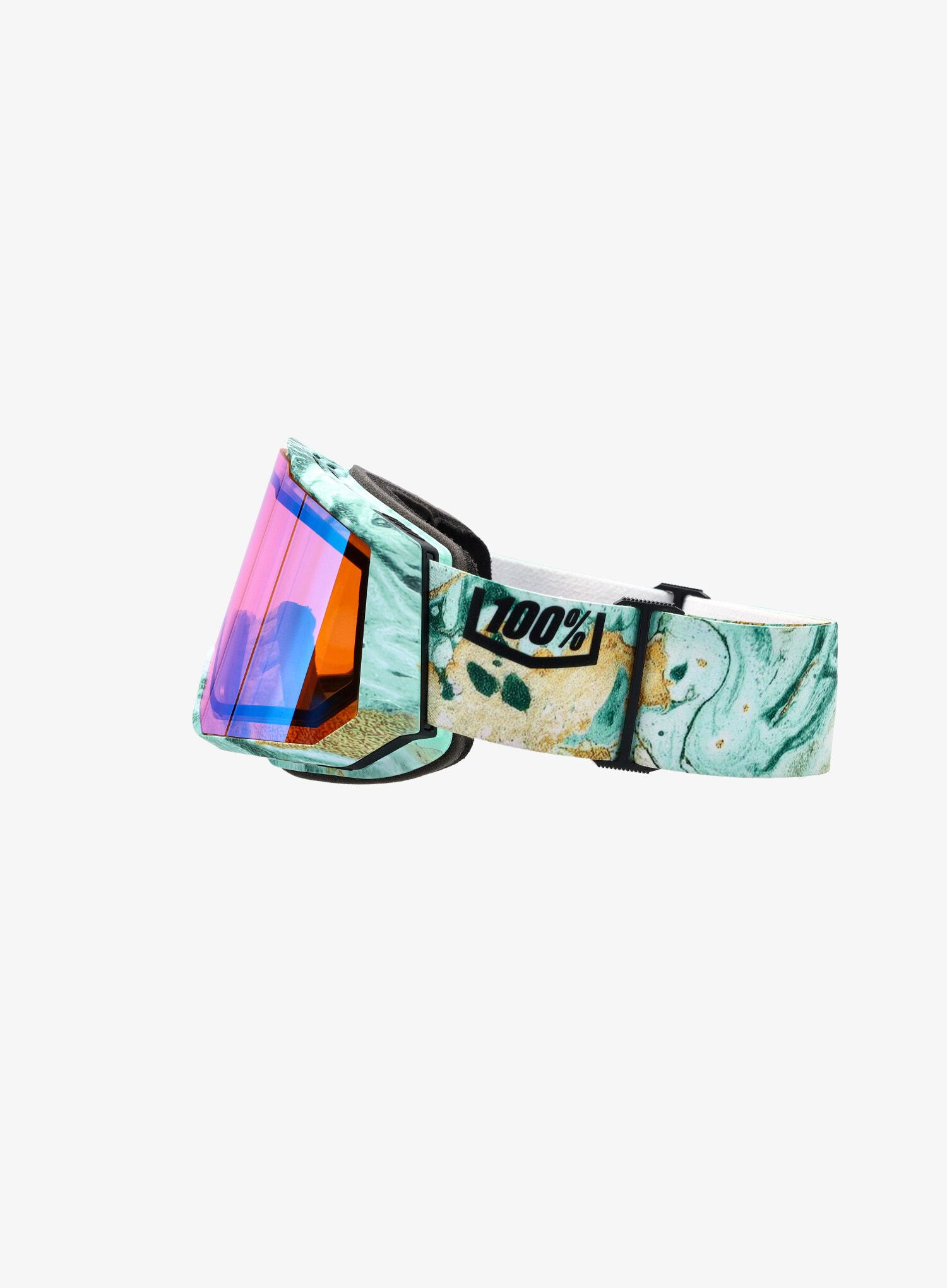 Lyžařské brýle 100% Snowcraft XL Hiper - fossil express/mirror copper