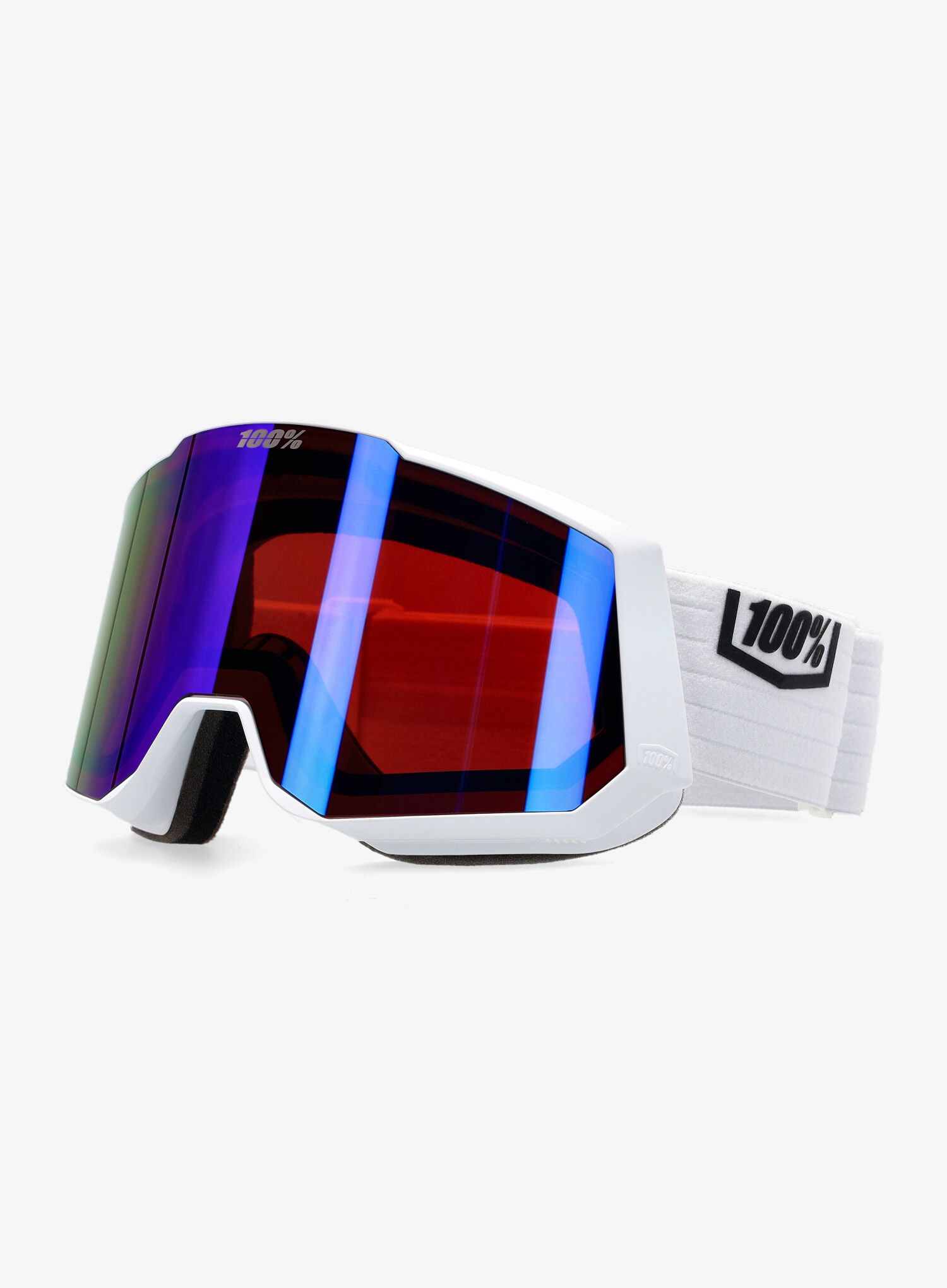 Lyžařské brýle 100% Snowcraft XL Hiper - snow white/mirror violet