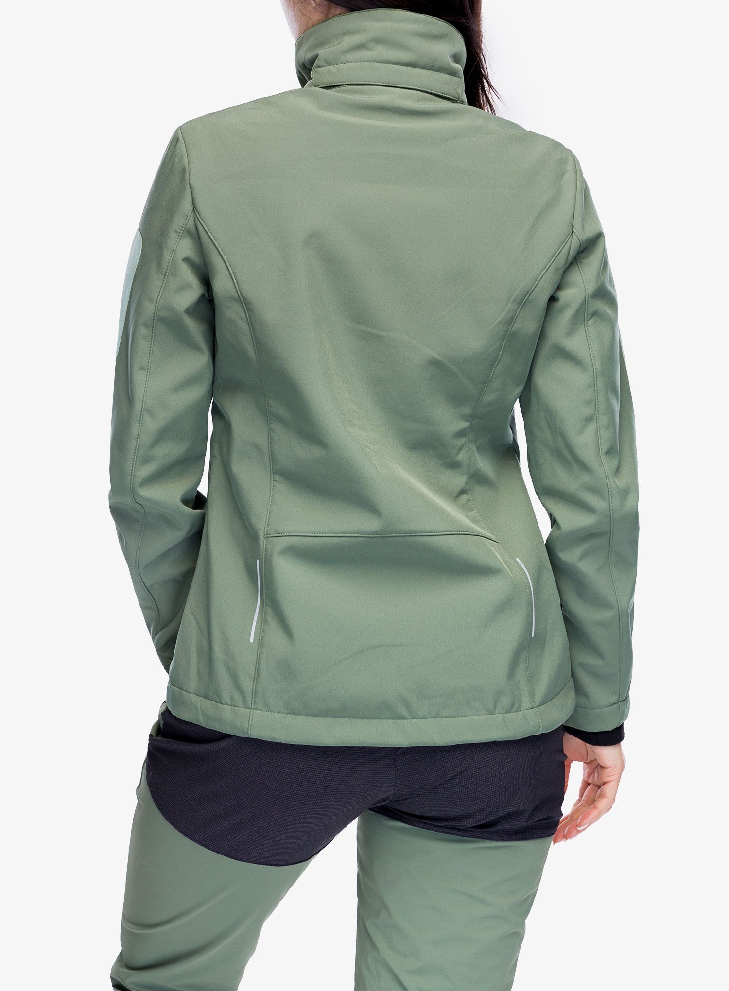 Softshellová bunda dámská CMP Wilma Jacket Zip Hood - salvia