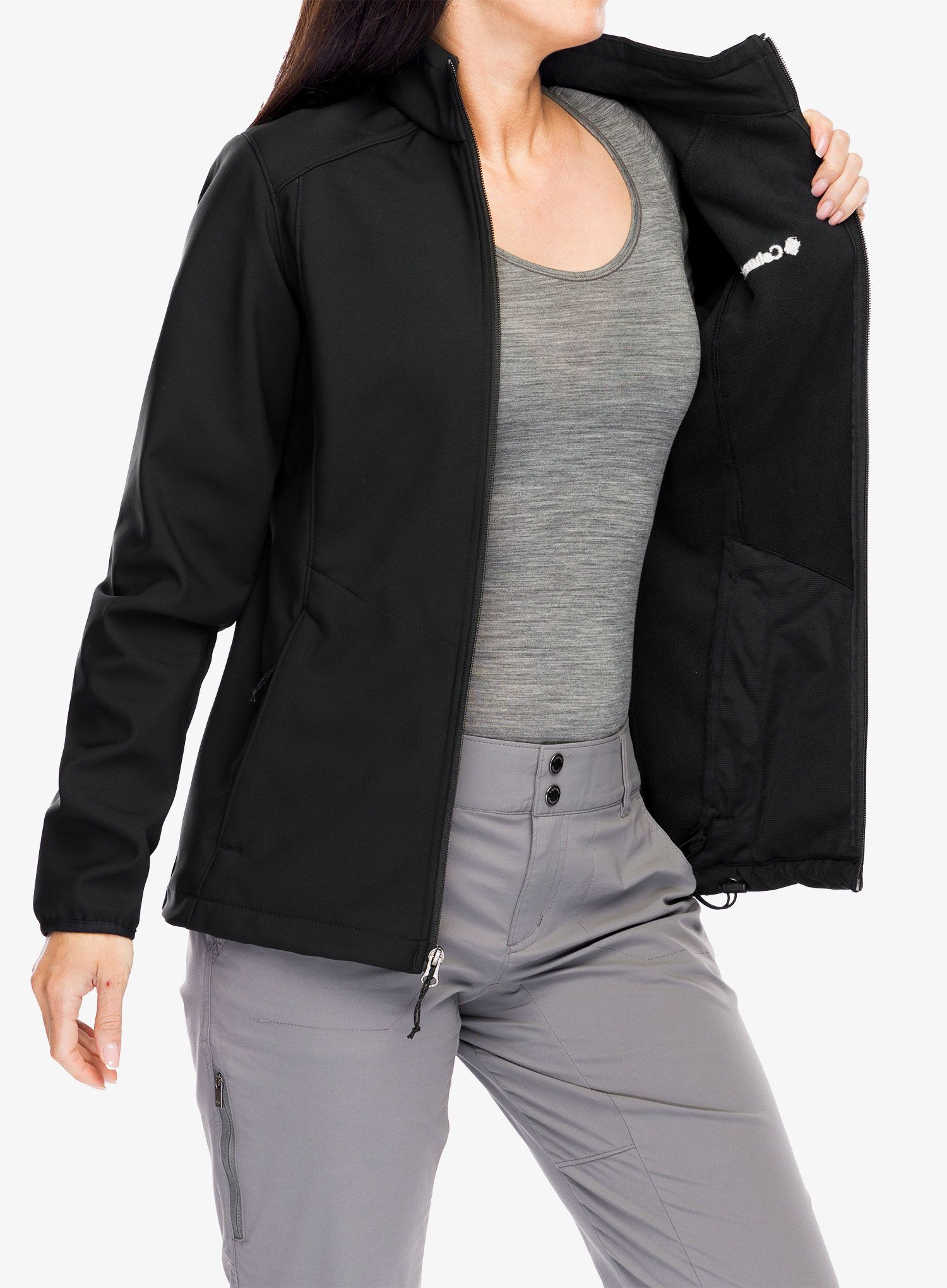 Softshellová bunda dámská Columbia Kruser Ridge II Softshell - black