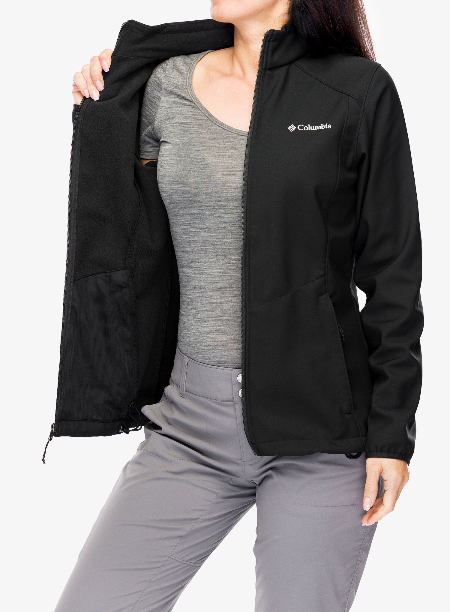 Softshellová bunda dámská Columbia Kruser Ridge II Softshell - black