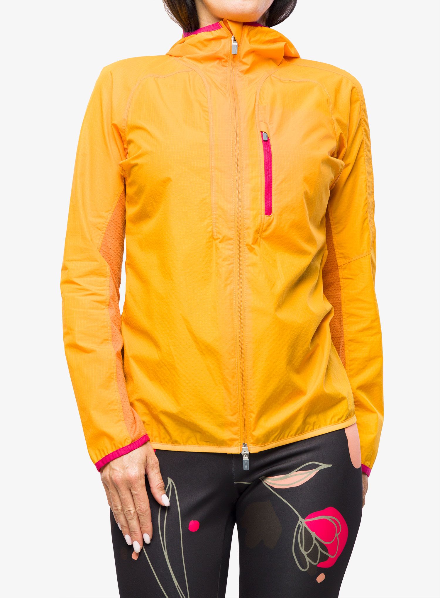 Softshellová bunda dámská Icebreaker Shell+ Cotton Windbreaker - solar/earth