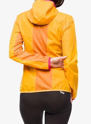 Softshellová bunda dámská Icebreaker Shell+ Cotton Windbreaker - solar/earth