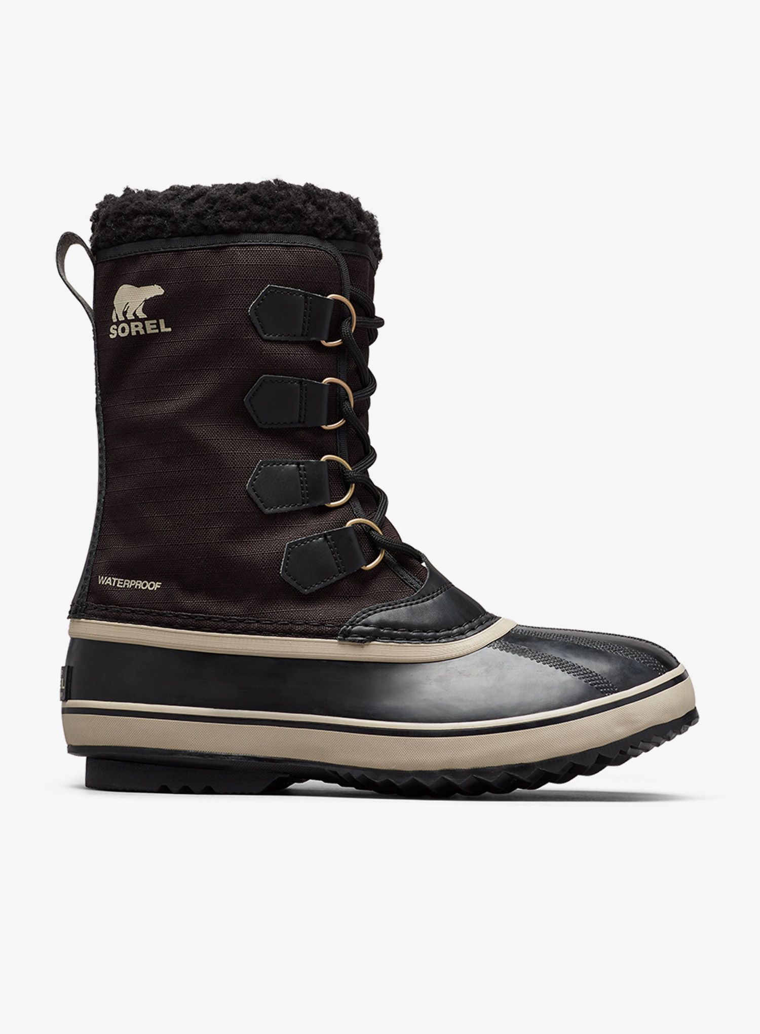 Zimní boty Sorel 1964 Pac Nylon WP - black/ancient fossil