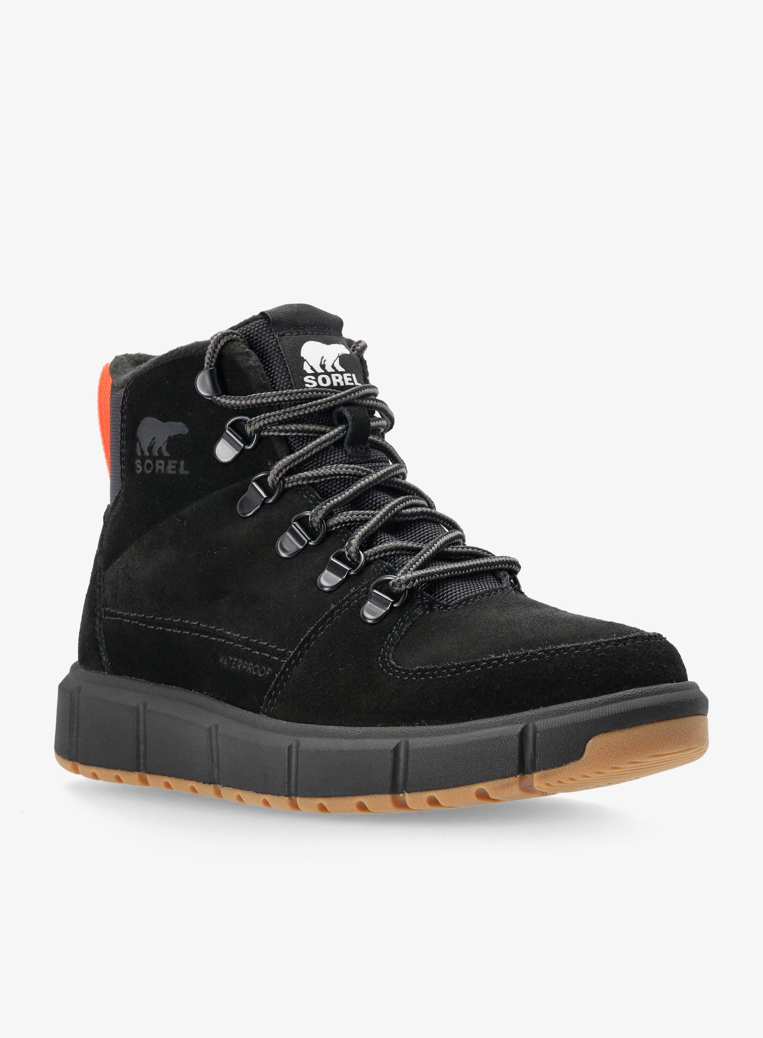 Zimní boty Sorel Explorer III Blazer WP - black/optimized orange