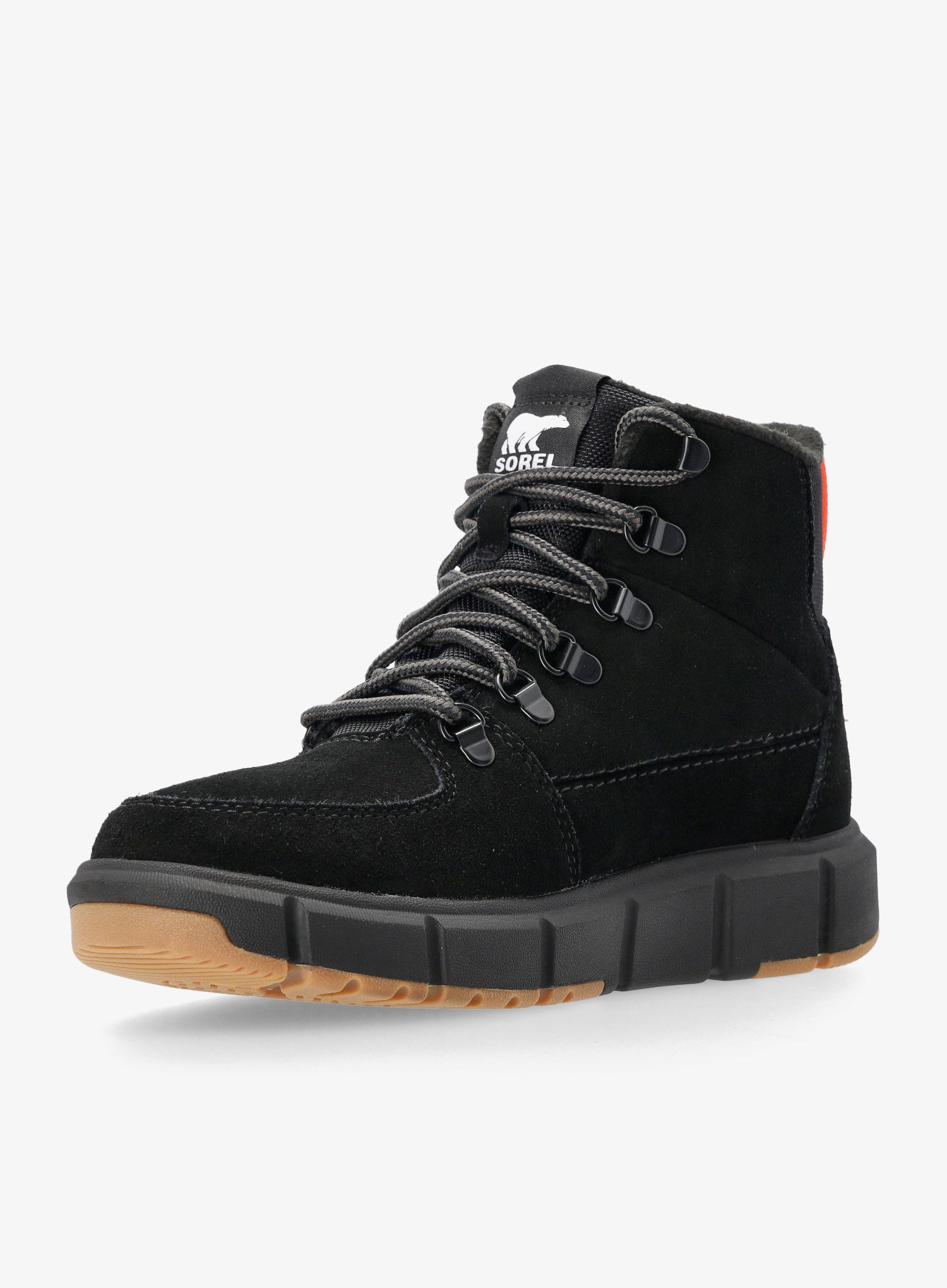 Zimní boty Sorel Explorer III Blazer WP - black/optimized orange