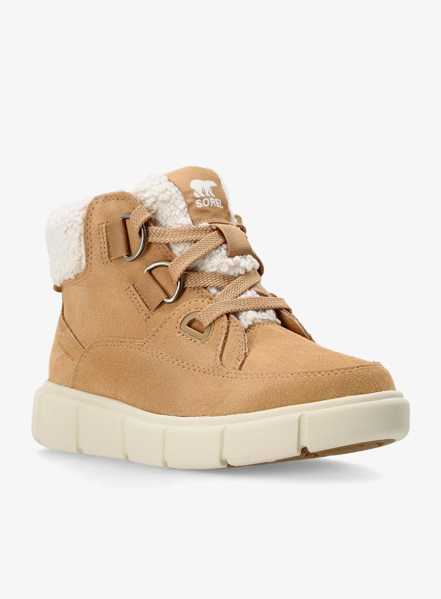 Zimní boty dámské Sorel Explorer III NW Lace WP - tawny buff/sea salt