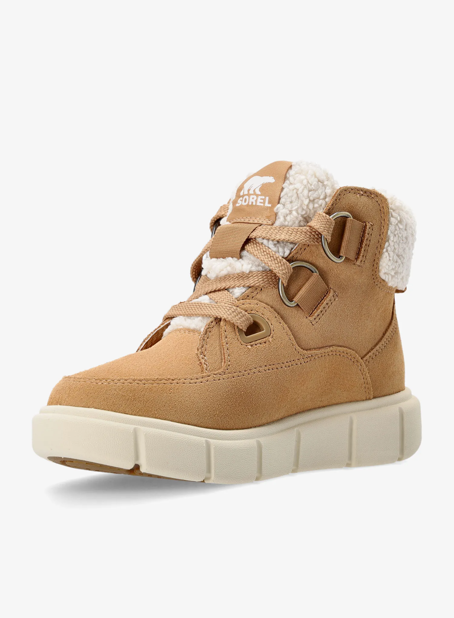Zimní boty dámské Sorel Explorer III NW Lace WP - tawny buff/sea salt