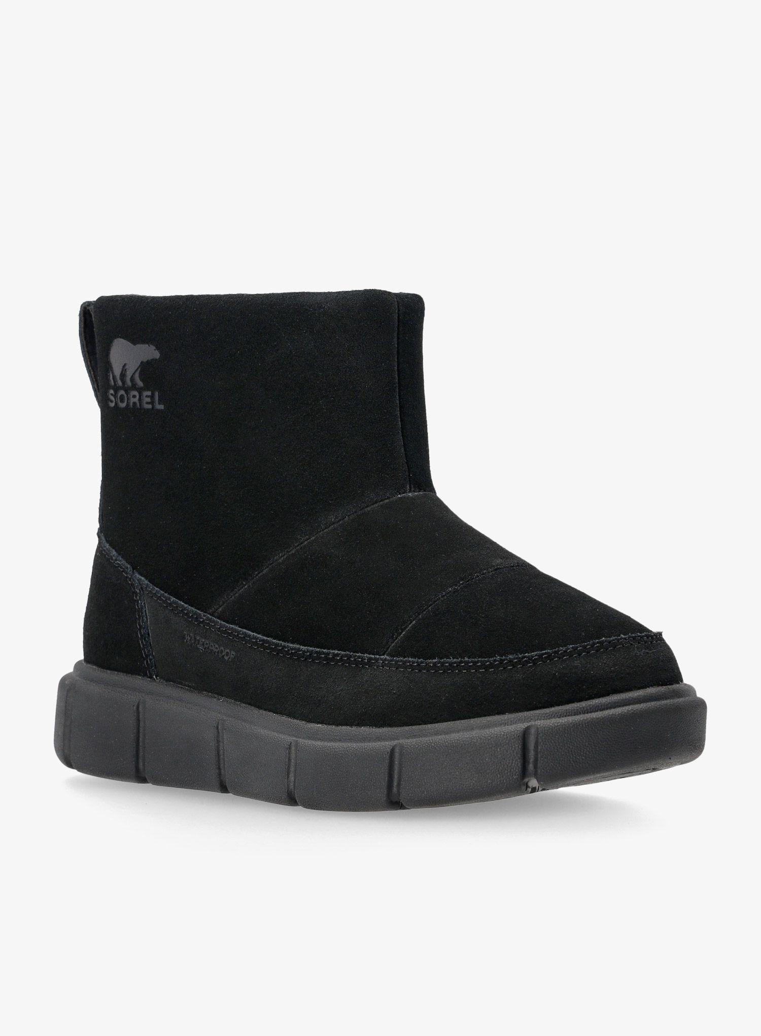 Zimní boty dámské Sorel Explorer III Slip-On WP - black/sea salt