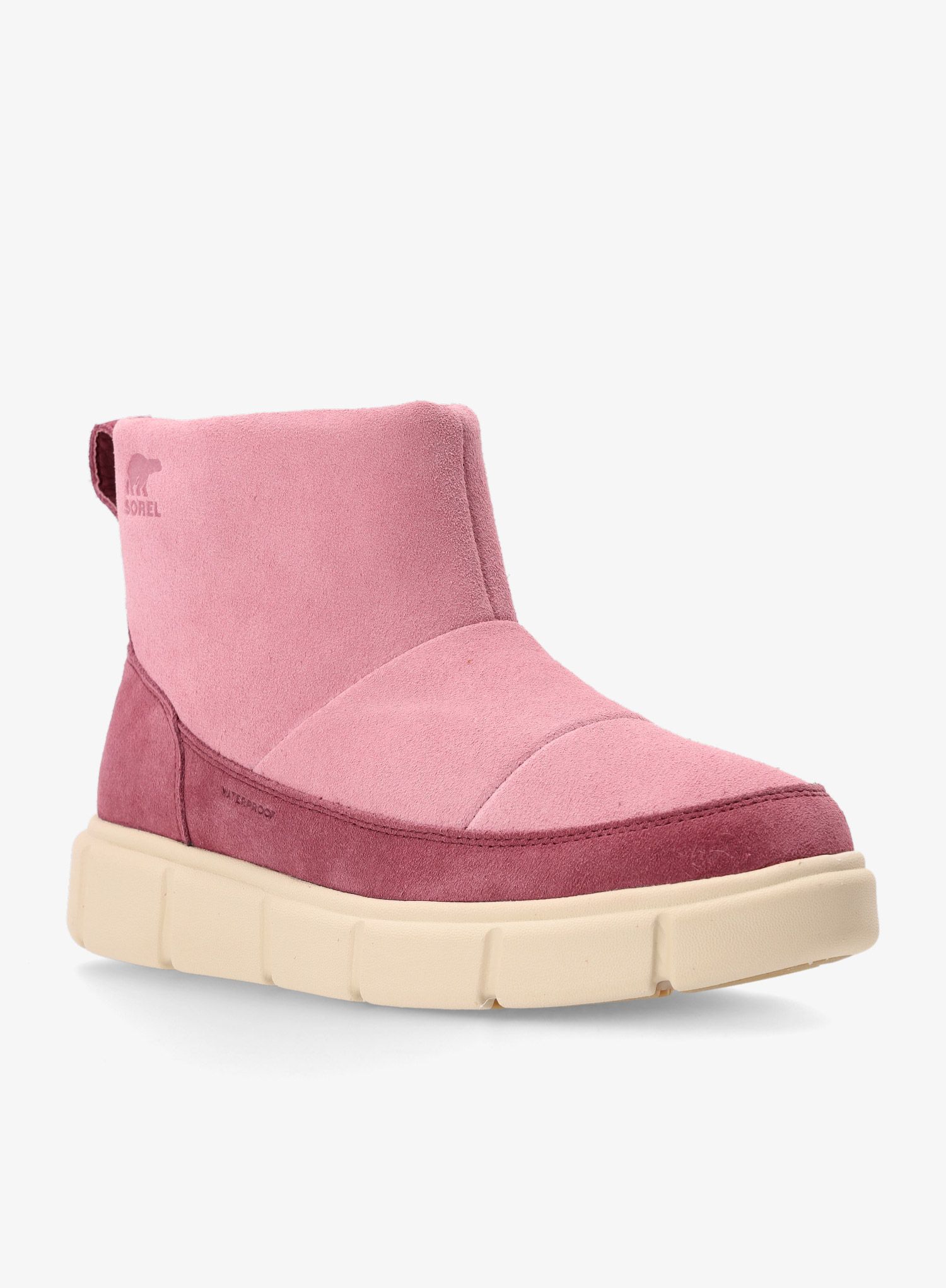 Dívčí obuv Sorel Explorer III Slip-On WP - dazed mauve/bleached ceramic