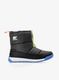 Dětské boty Sorel Whitney II Plus Puffy WP - jet/black