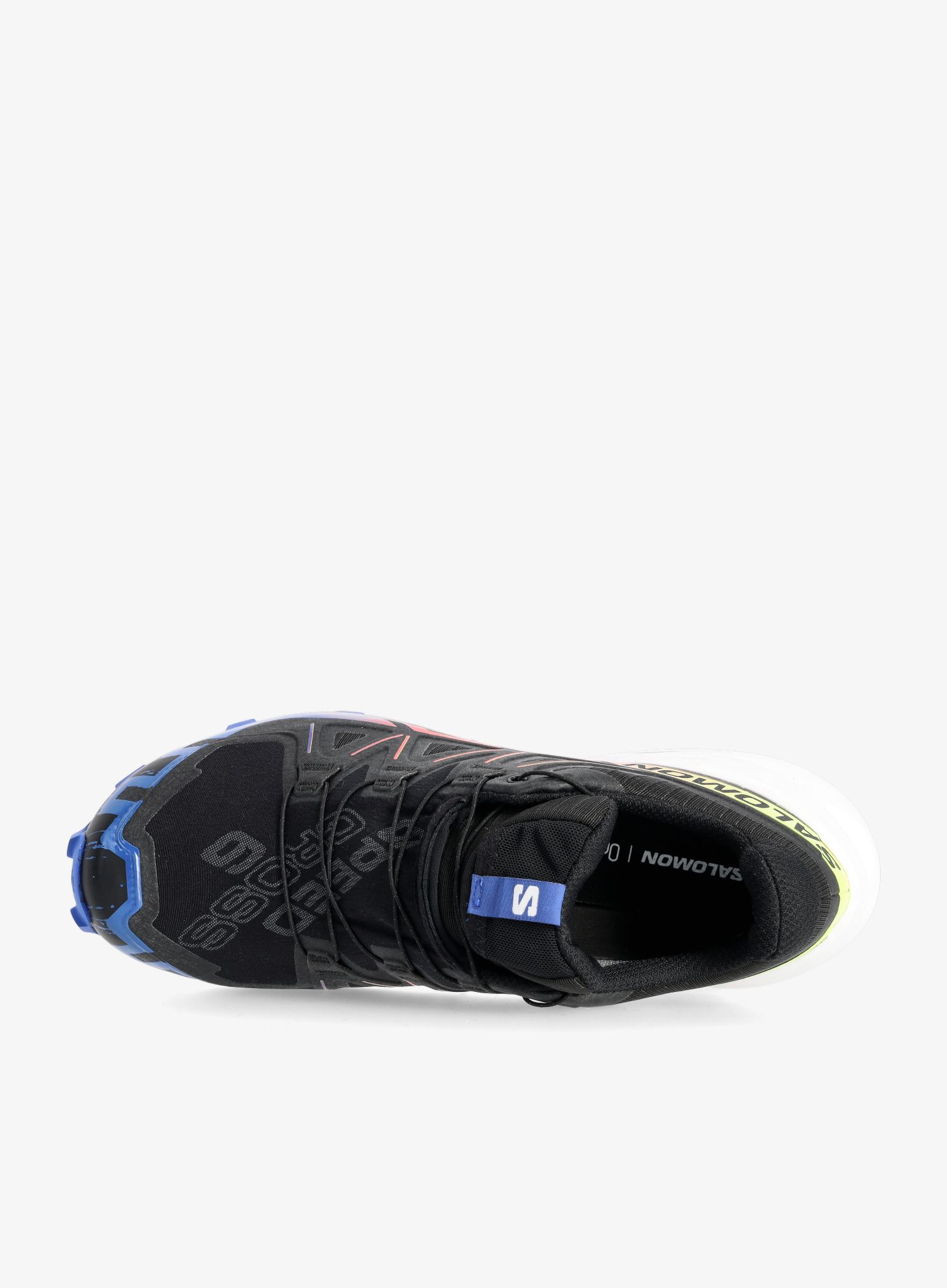 Trailové boty Salomon Speedcross 6 GTX - blue fire black/safety yellow