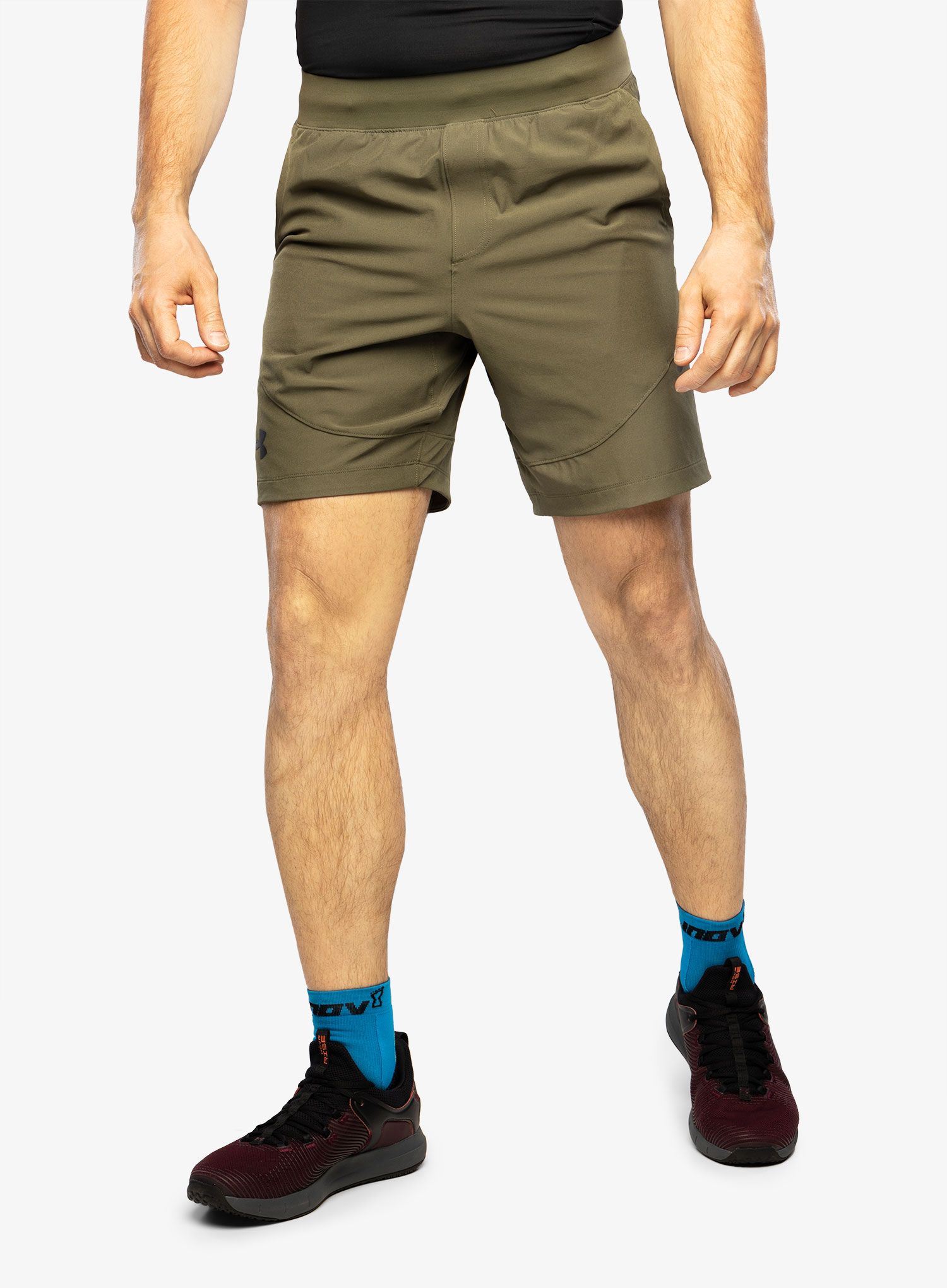 Pánské kraťasy Under Armour Unstoppable Shorts - marine OD green/black