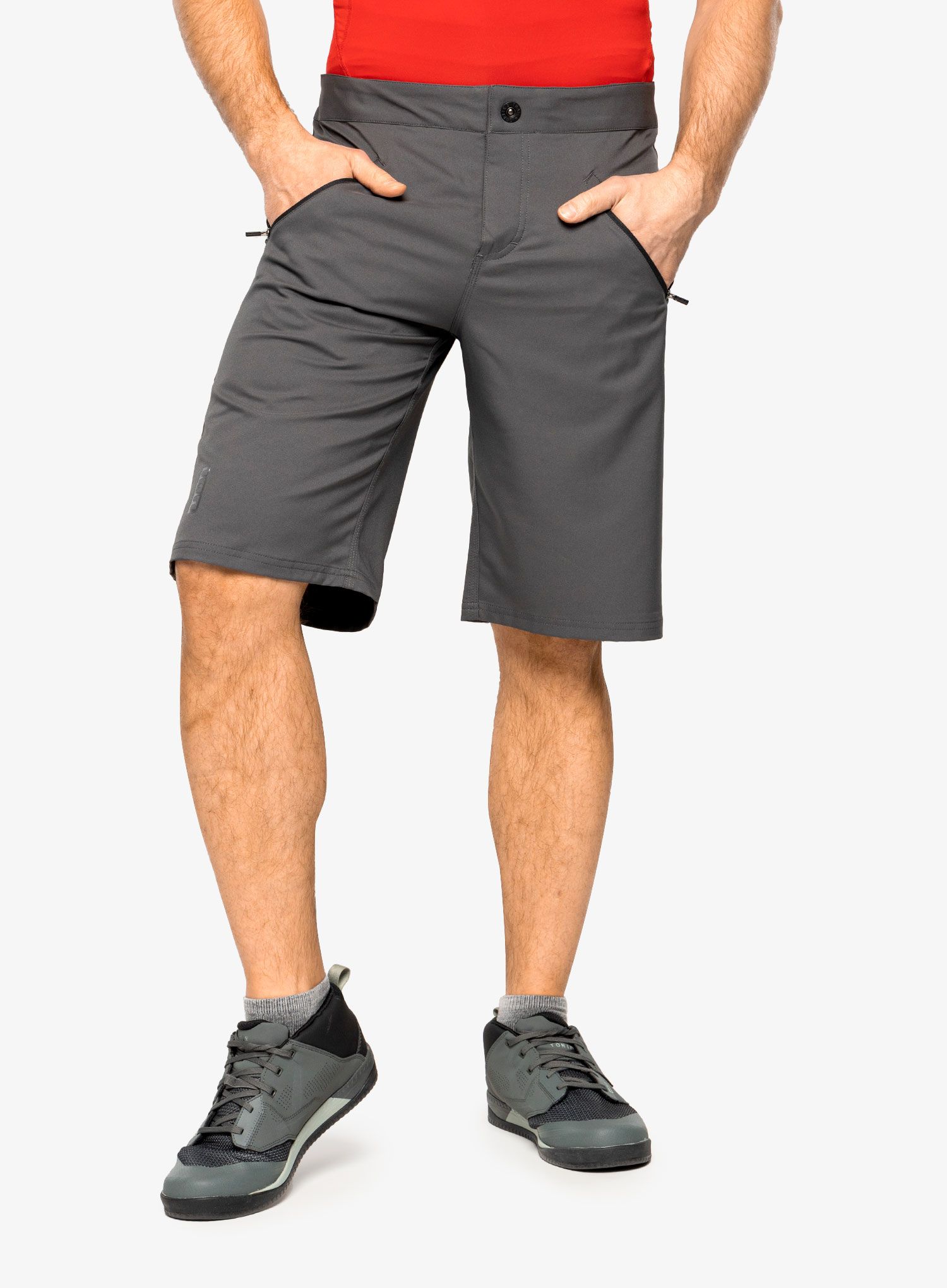 Cyklistické kraťasy ION Logo - grey