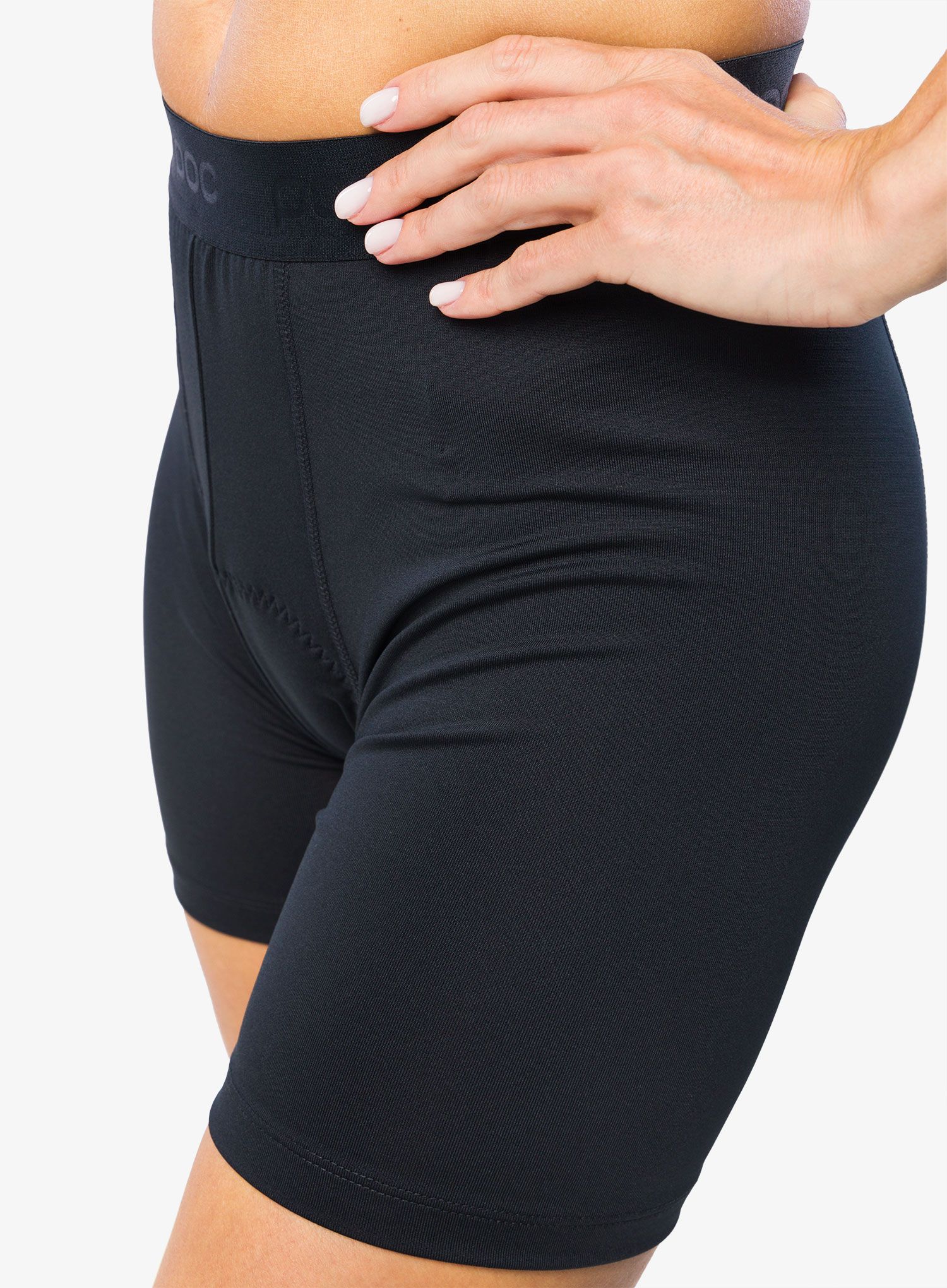 Cyklistické kraťasy s vložkou POC Recycle Boxer - uranium black