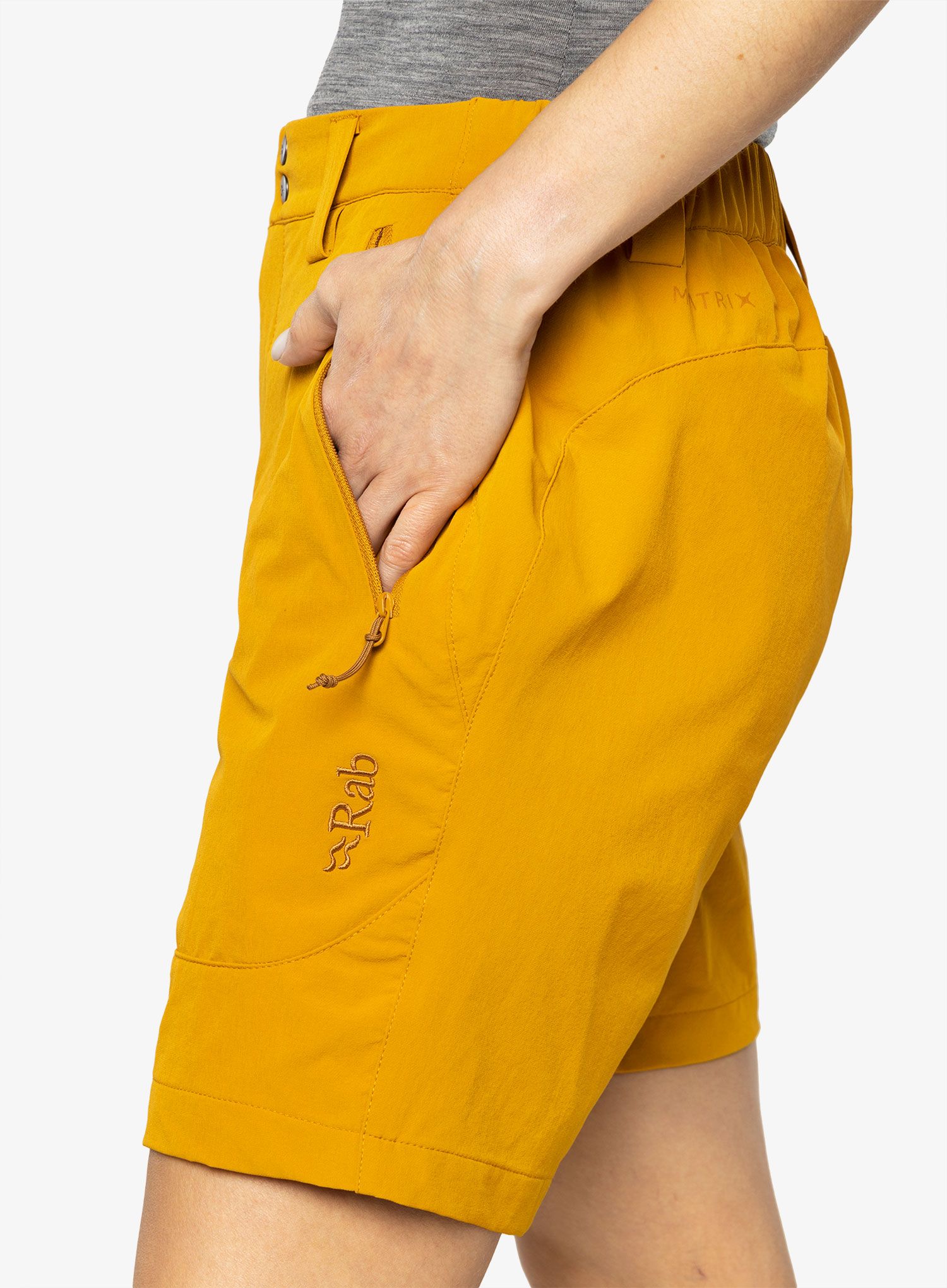 Turistické kraťasy dámské Rab Torque Mountain Shorts - dark butternut