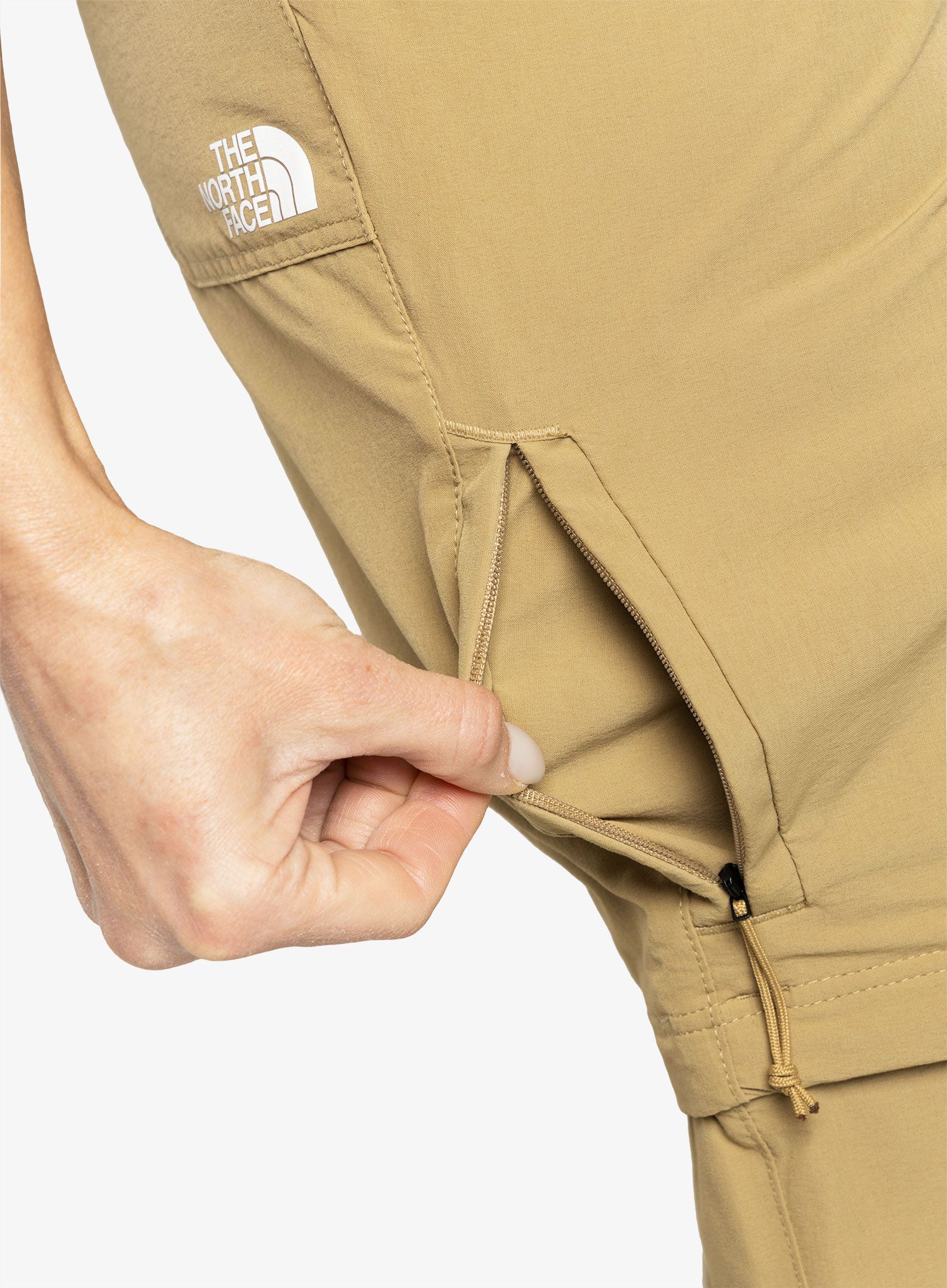 Kalhoty dámské The North Face Exploration Conv Reg Straight Pant - kelp tan