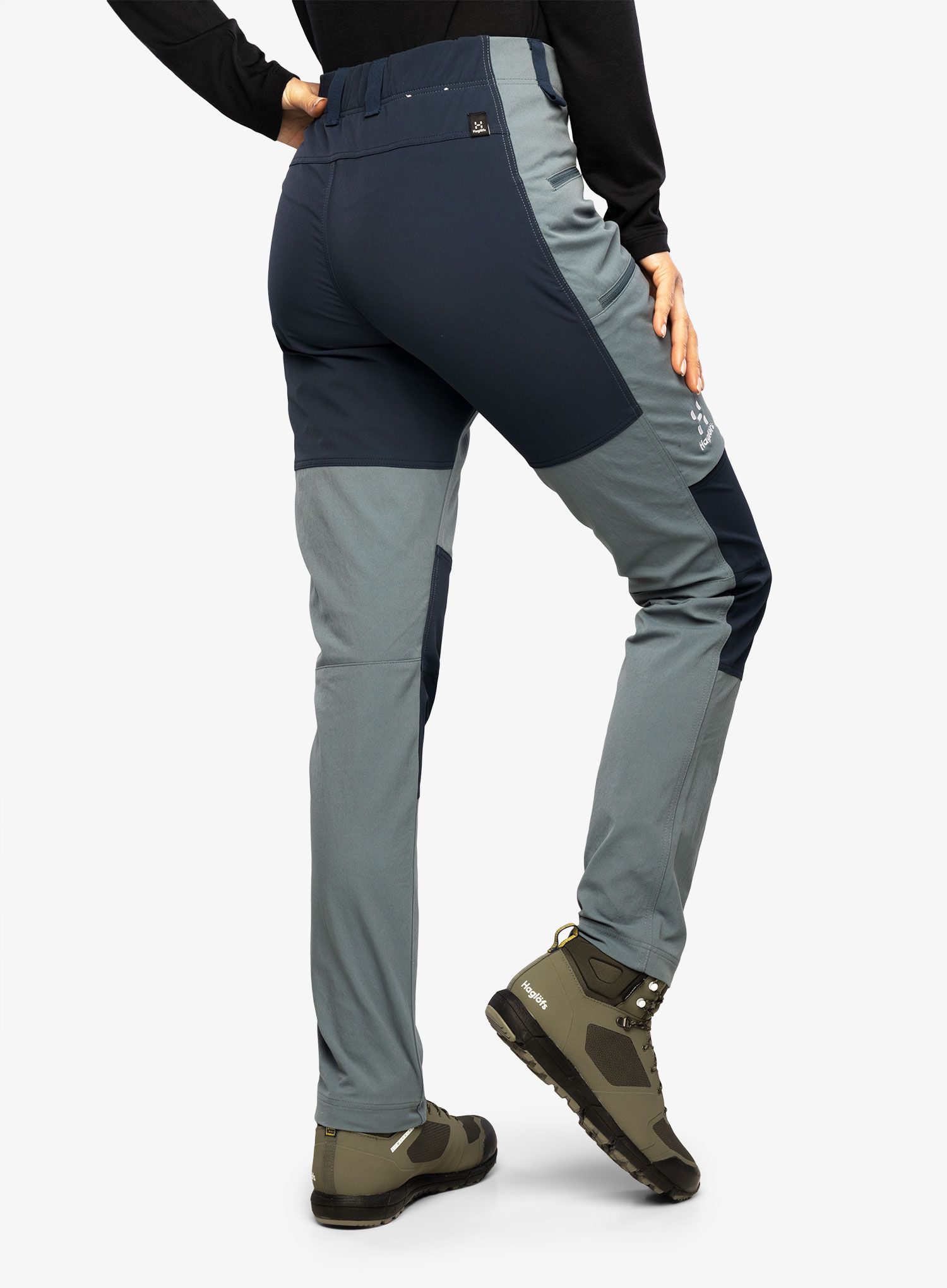 Kalhoty na hory dámské Haglofs Mid Slim Pant - steel blue/tarn blue