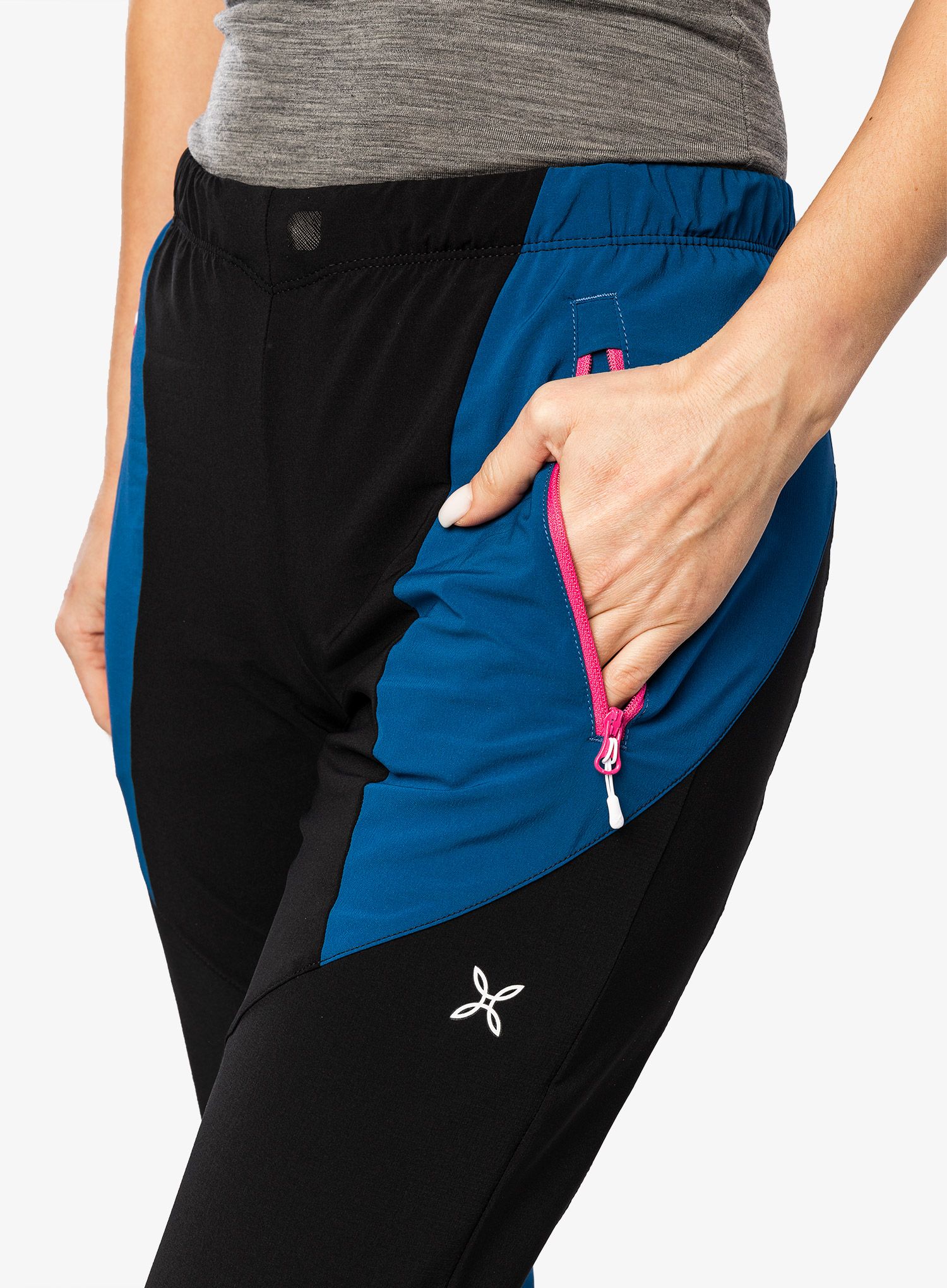 Turistické kalhoty dámské Montura Outline Pants - deep blue/intense violet