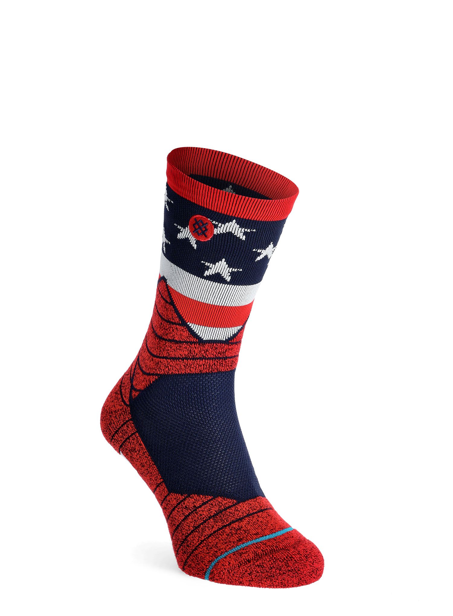 Turistické ponožky Stance American Qtr - red
