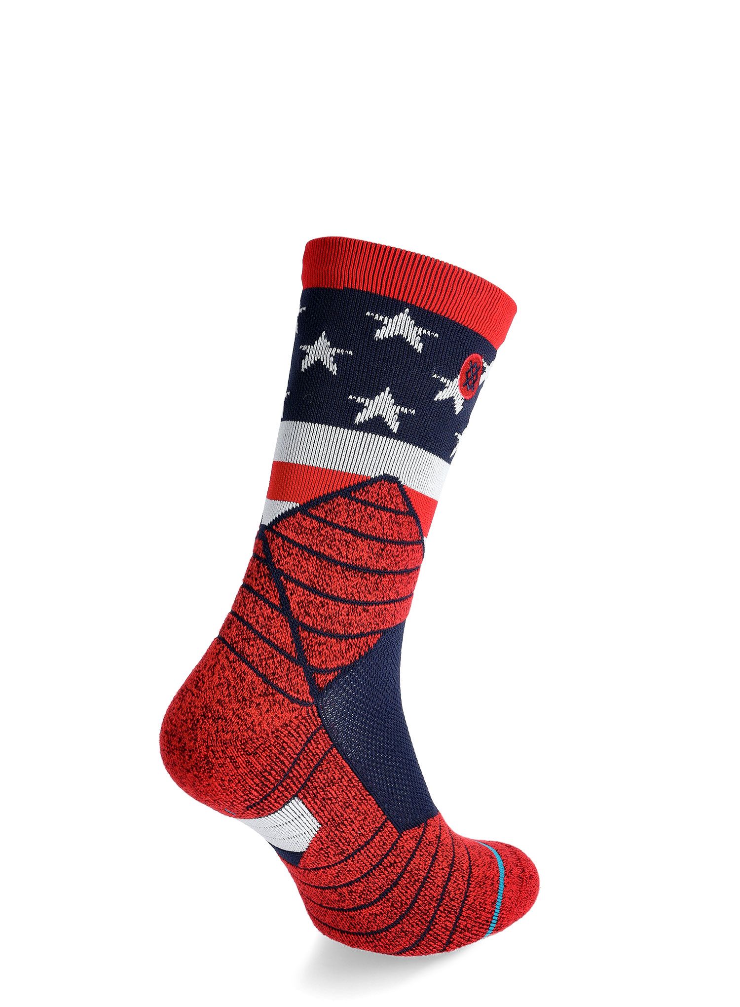 Turistické ponožky Stance American Qtr - red