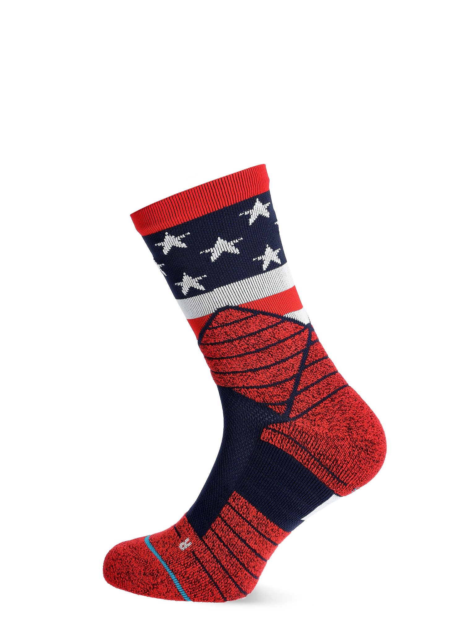 Turistické ponožky Stance American Qtr - red