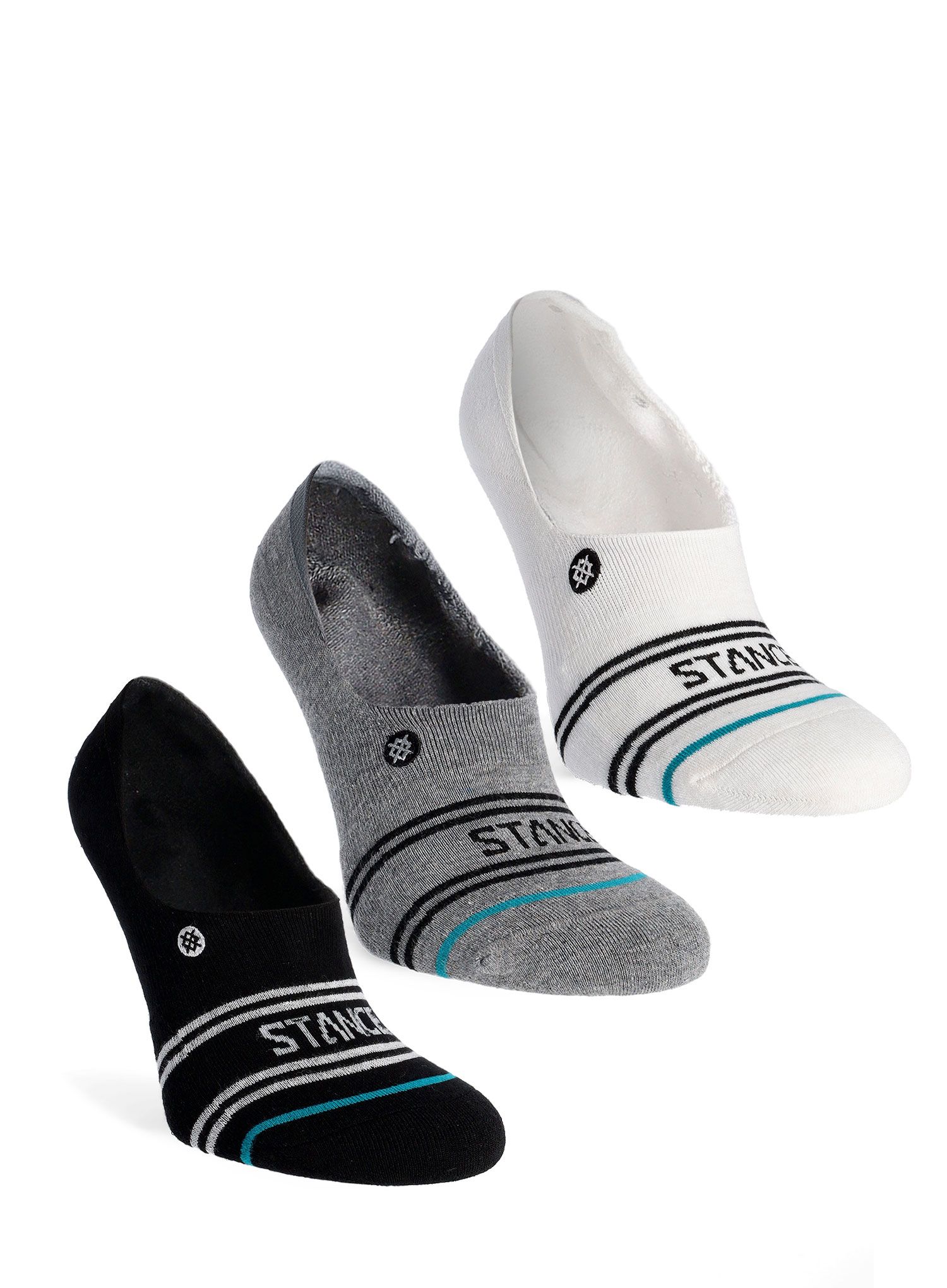 Turistické ponožky Stance Basic 3 Pack No Show - multi