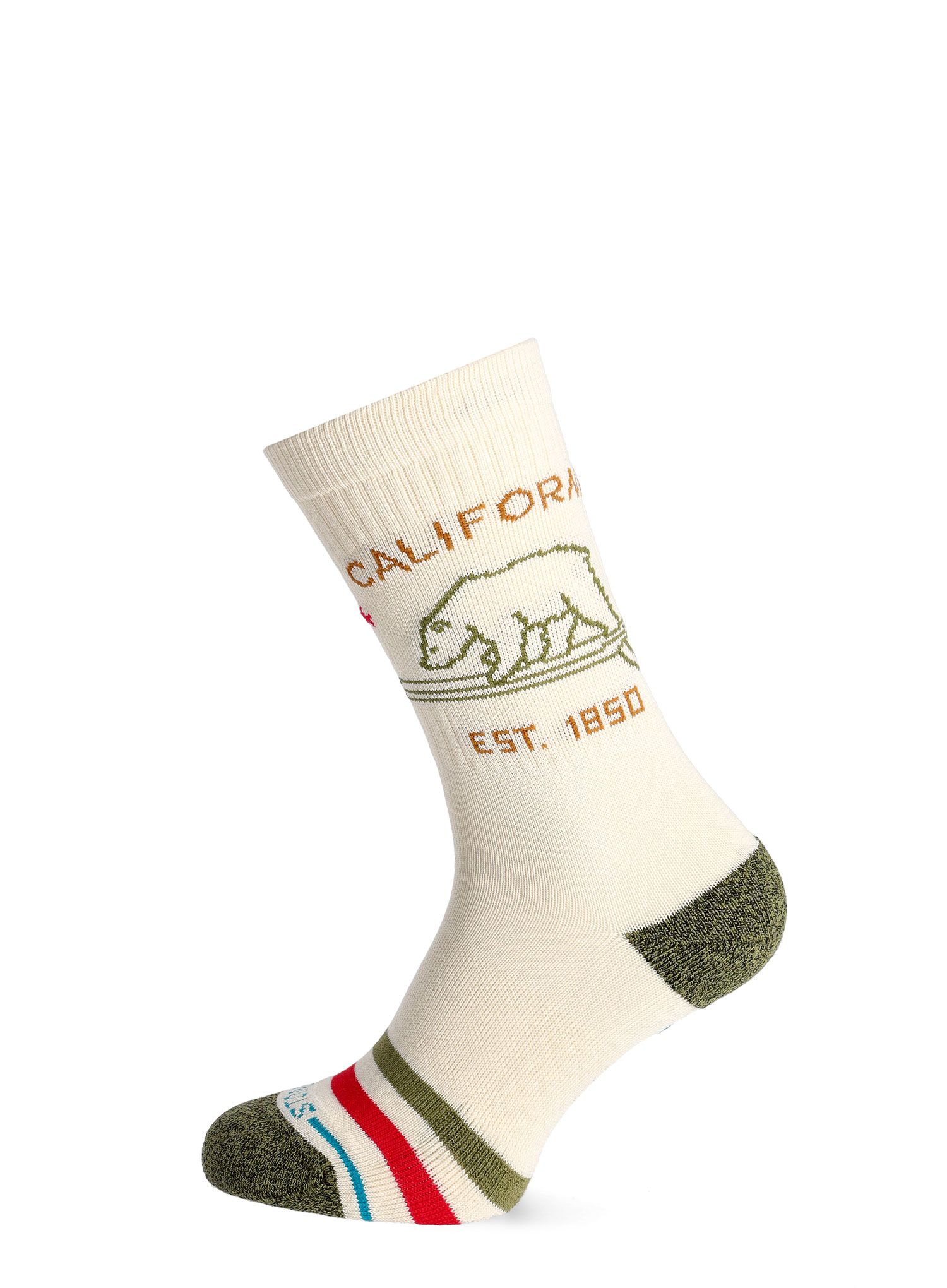 Turistické ponožky Stance California Republic 2 - off white