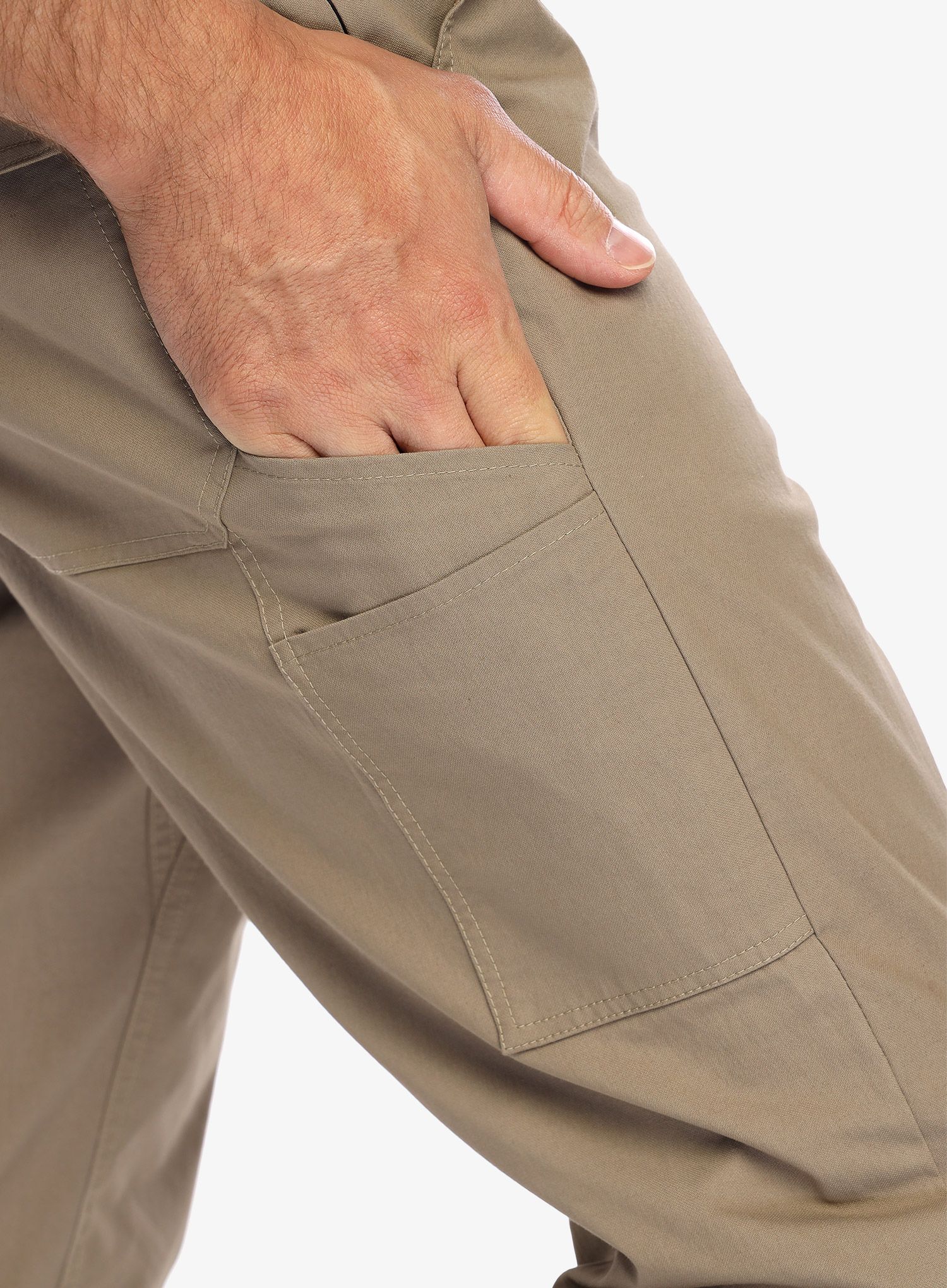 Kalhoty Stance Compound Pant - taupe