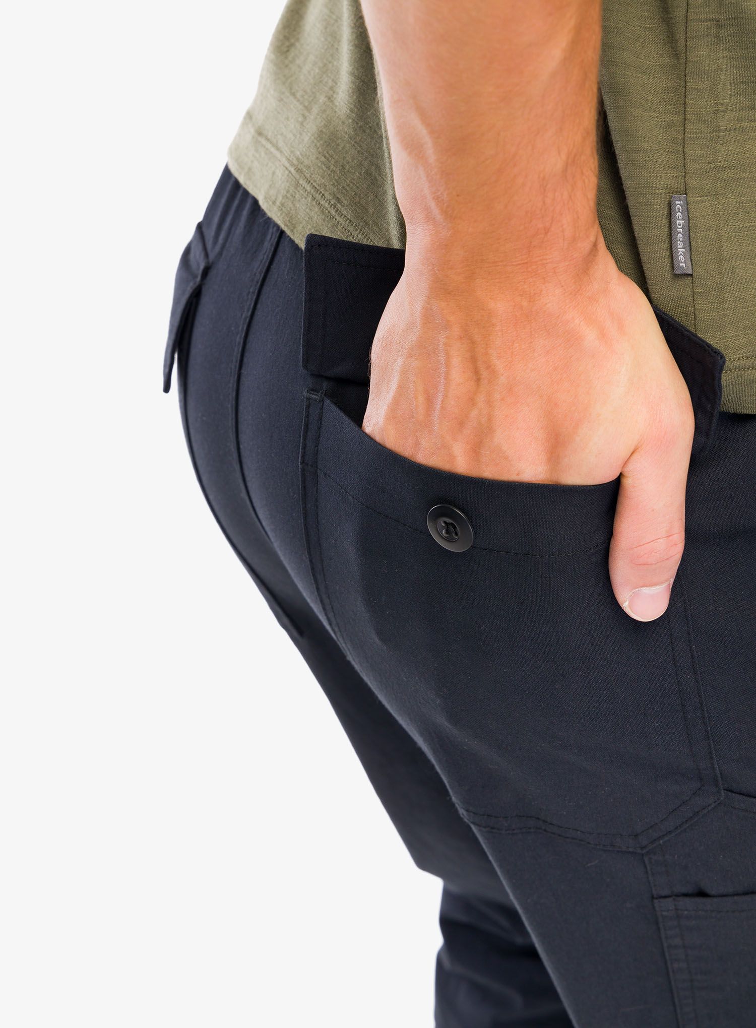 Kalhoty Stance Compound Pant - true black