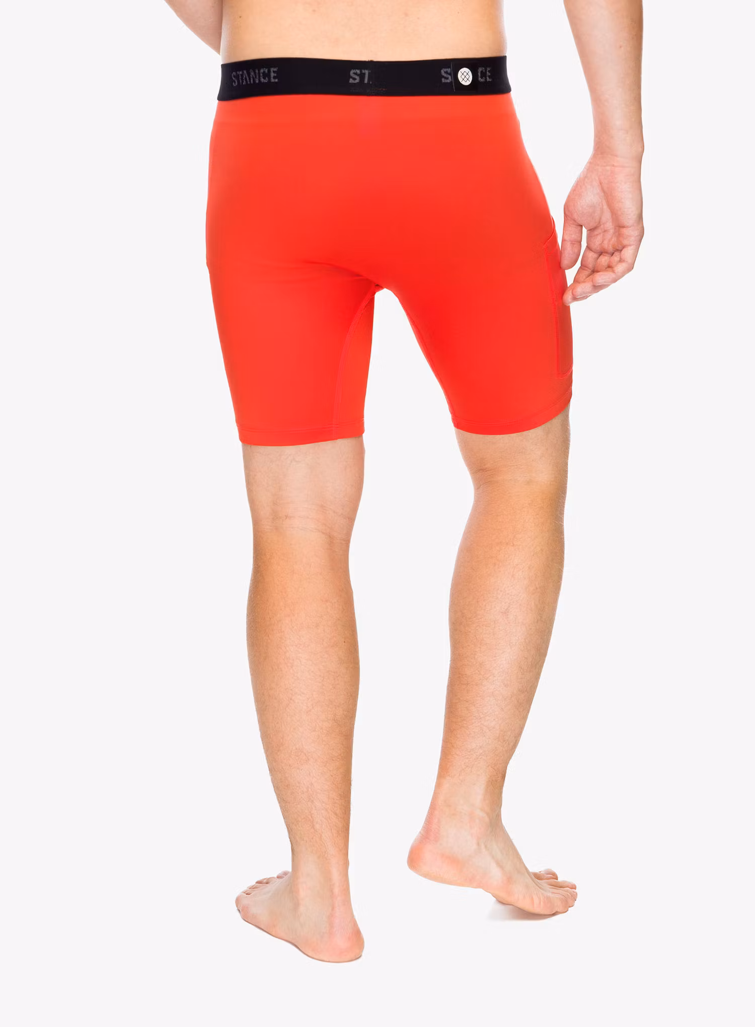 Funkční boxerky Stance Compression Nylon Underwear - tomato